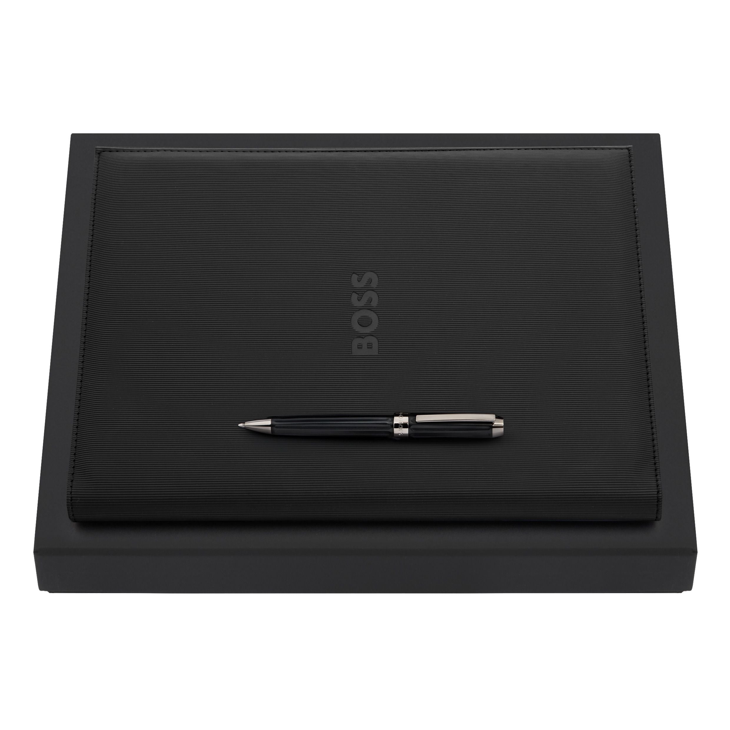 Set Hugo Boss Black (Ballpoint Pen & Folder A4)