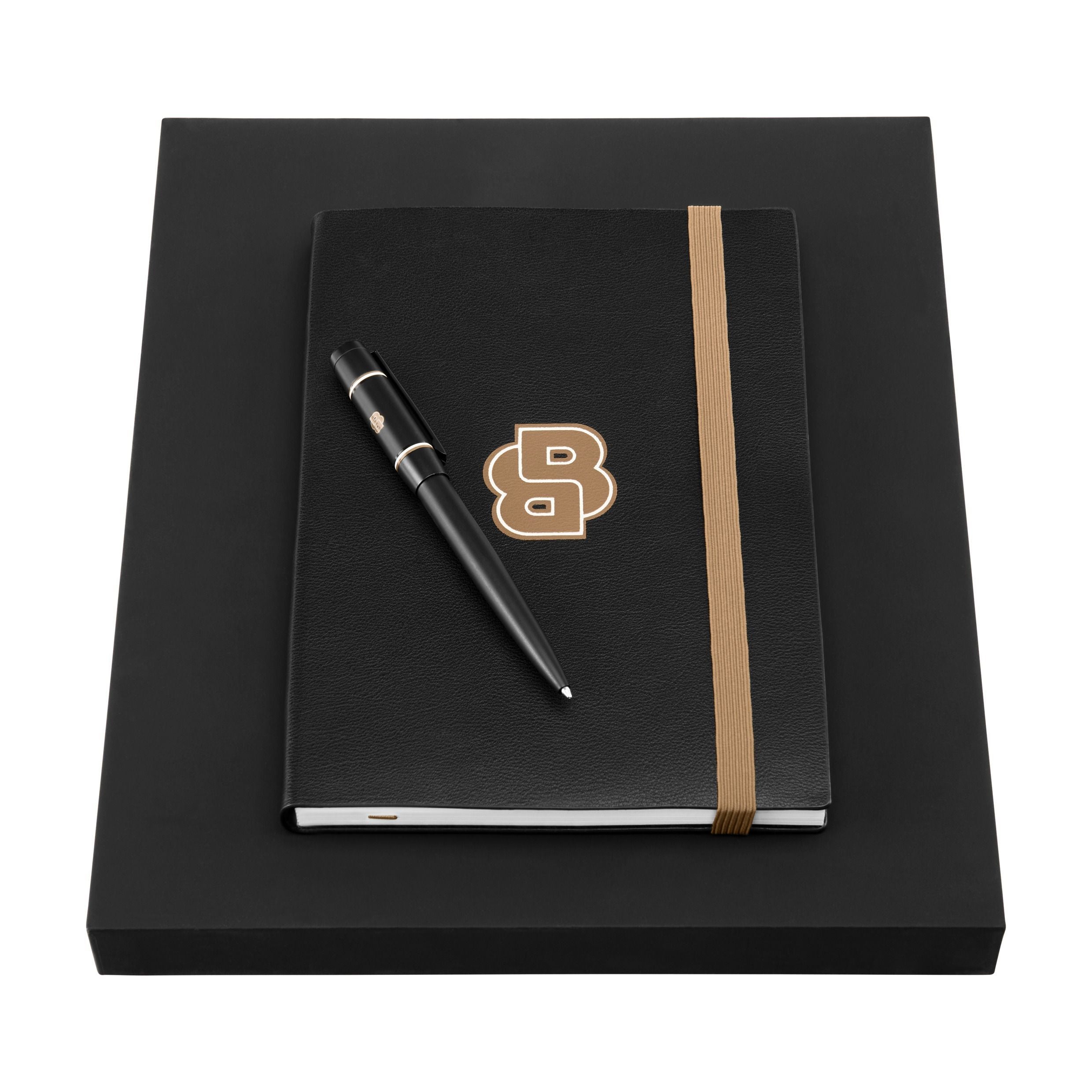 Set Hugo Boss Black (Ballpoint Pen & Note Pad A5)