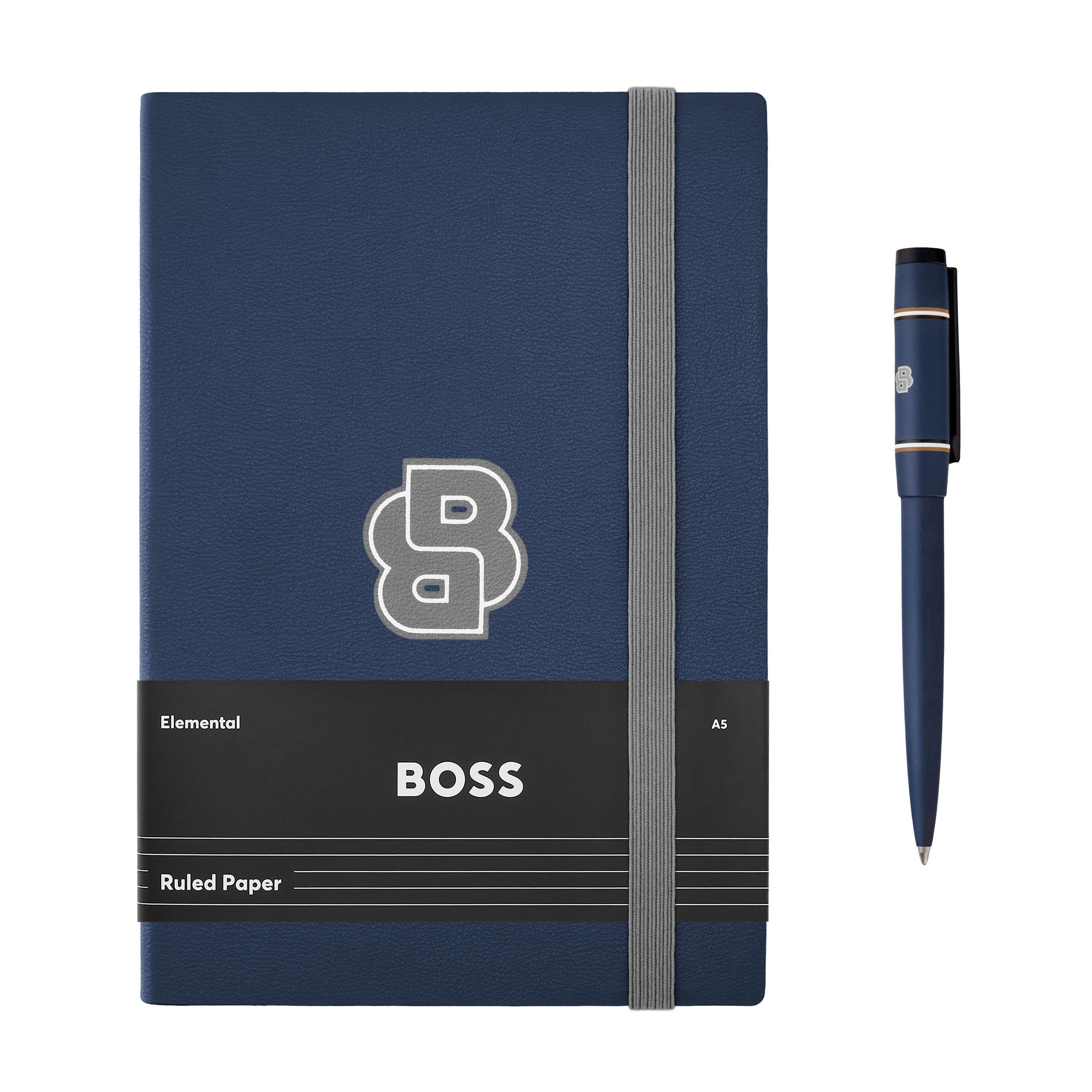 Set Hugo Boss Black (Ballpoint Pen & Note Pad A5)