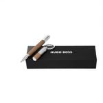 Set Iconic Pebbled Black (Ballpoint Pen & Key Ring)