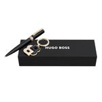Set Hugo Boss Black & Gold (Ballpoint Pen & Key Ring)