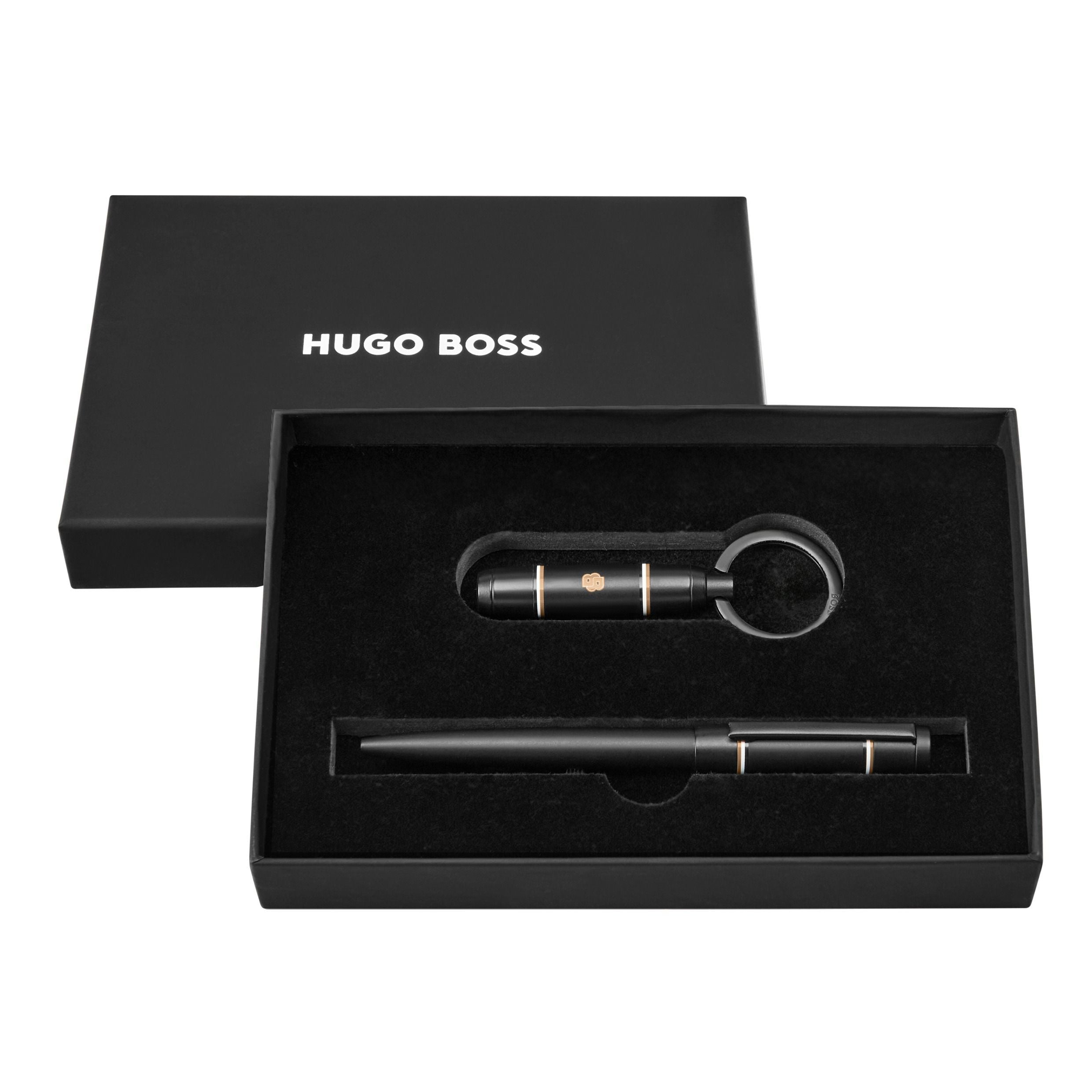 Set Rive Varsity Black (Ballpoint Pen & Key Ring)
