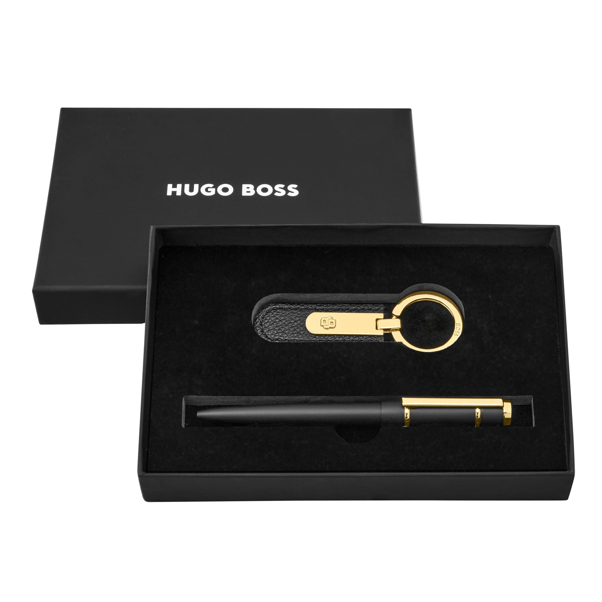 Set Hugo Boss Black (Ballpoint Pen & Key Ring)