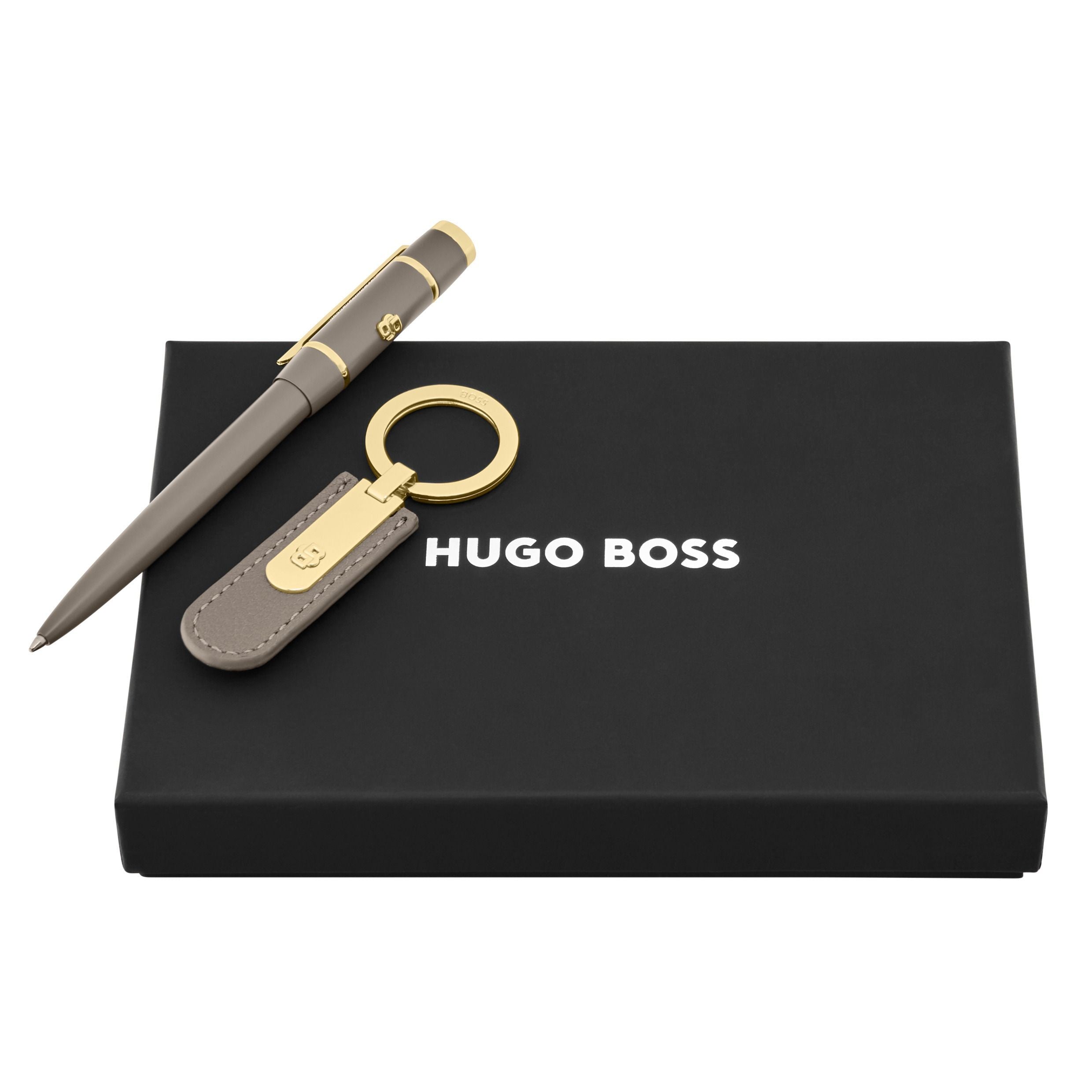 Set Hugo Boss Black (Ballpoint Pen & Key Ring)