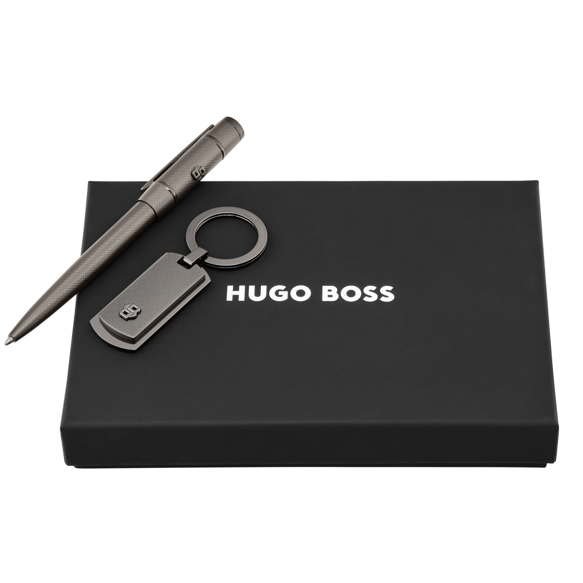 Set Hugo Boss Black (Ballpoint Pen & Key Ring)