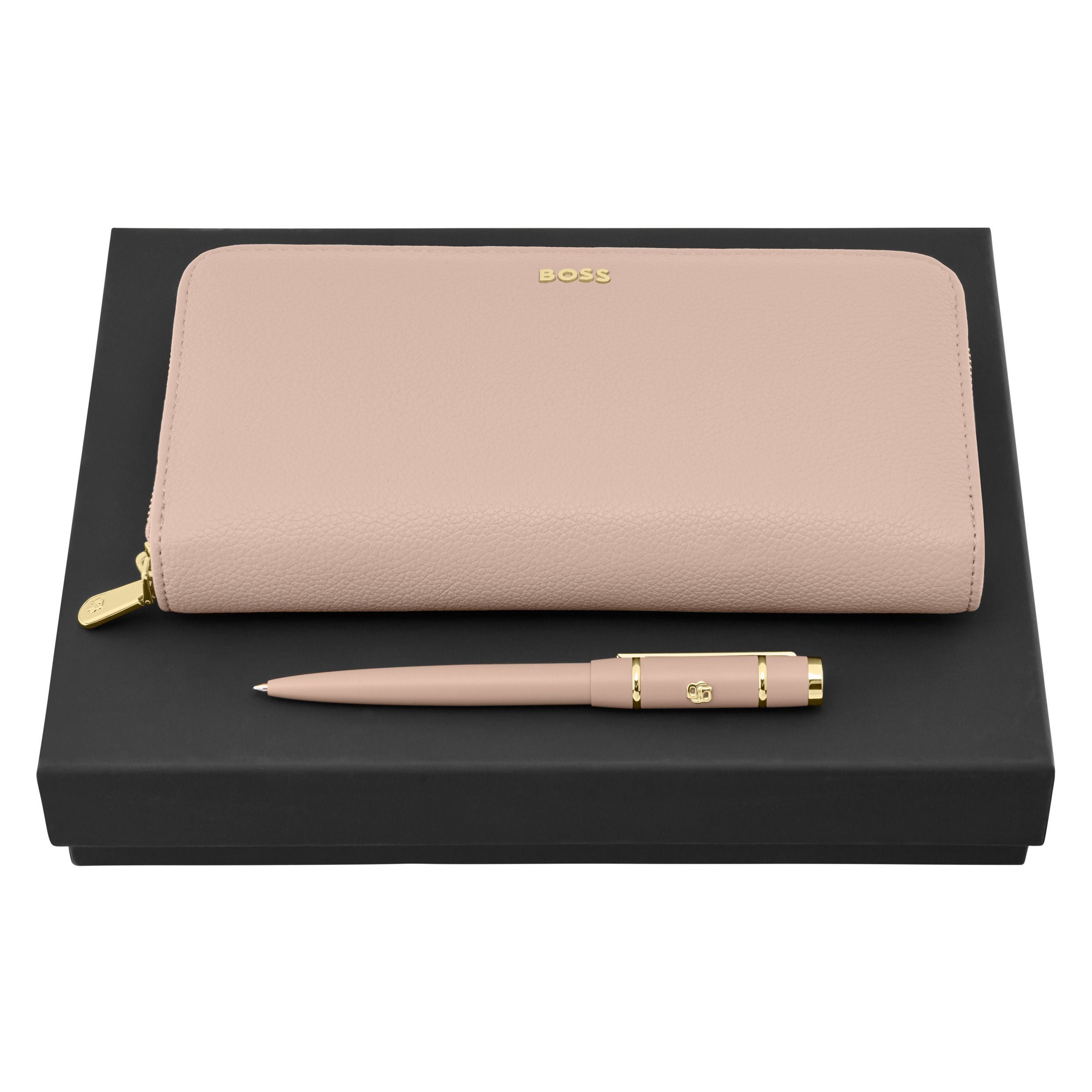 Set Hugo Boss Black (Ballpoint Pen & Travel Purse)