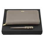 Set Hugo Boss Black (Ballpoint Pen & Travel Purse)