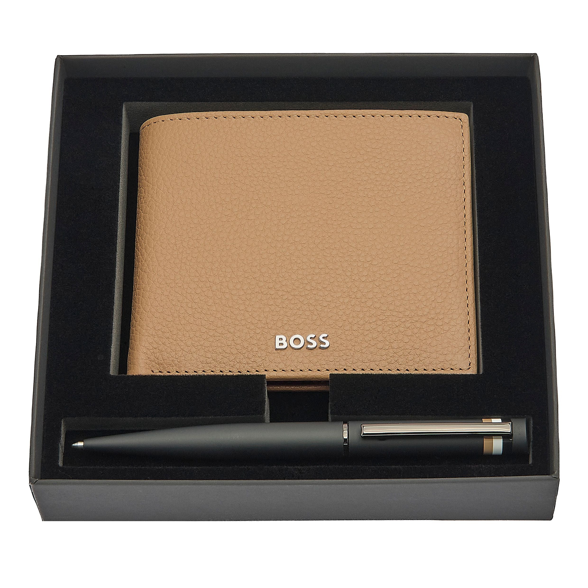 Set Hugo Boss (Ballpoint Pen & Money Wallet)