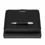 Set Iconic Pebbled Black (Ballpoint Pen & Conference Folder A5)