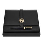 Set Hugo Boss Black & Gold (Ballpoint Pen & Folder A5)