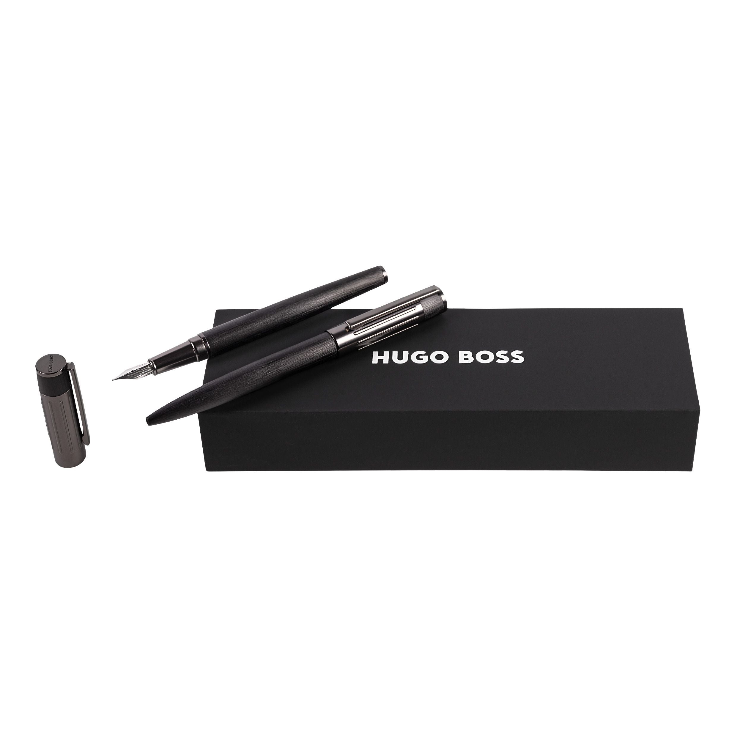 Set Gear Ribs Black (Ballpoint Pen & Fountain Pen)