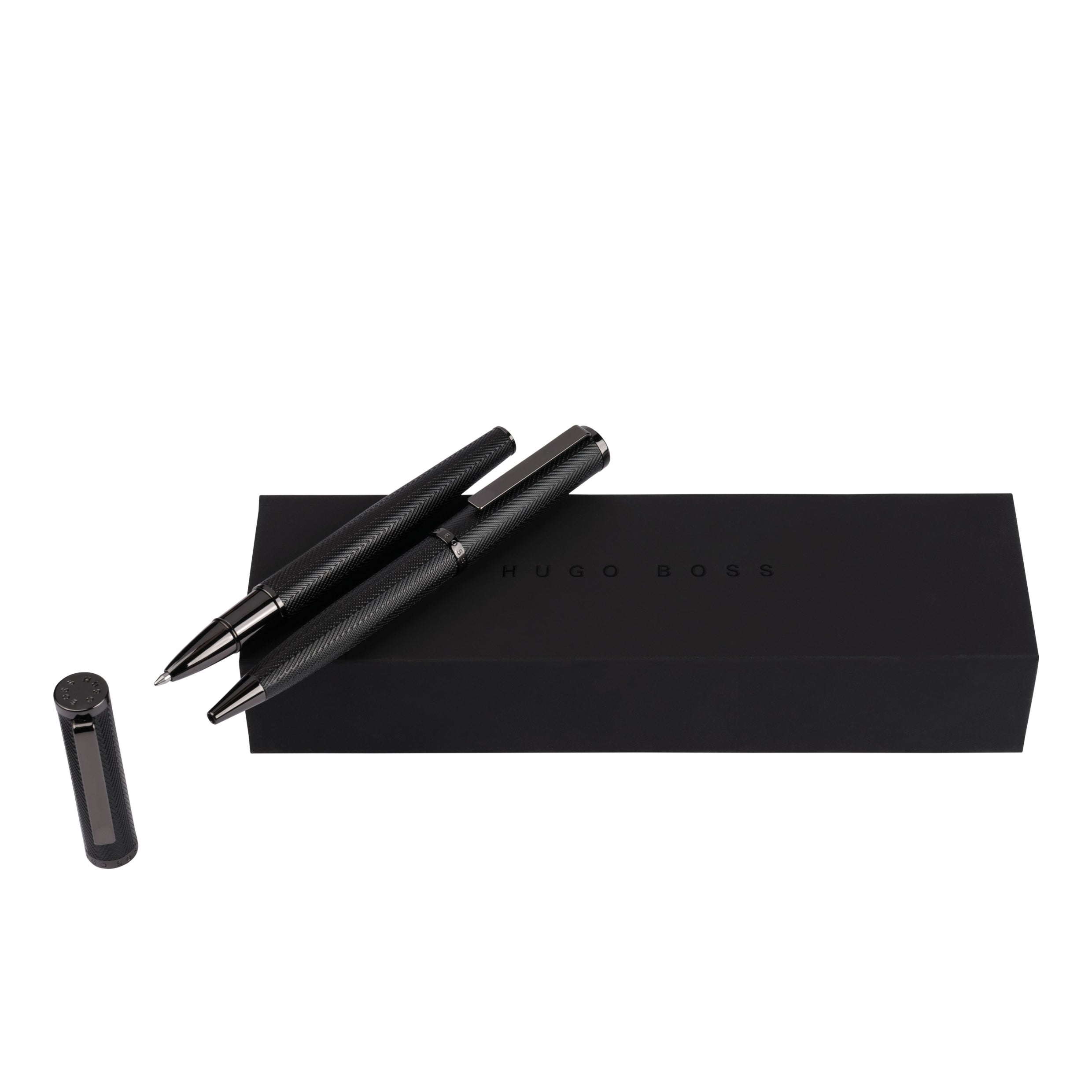 Set Formation Herringbone Gun (Ballpoint Pen & Rollerball Pen)