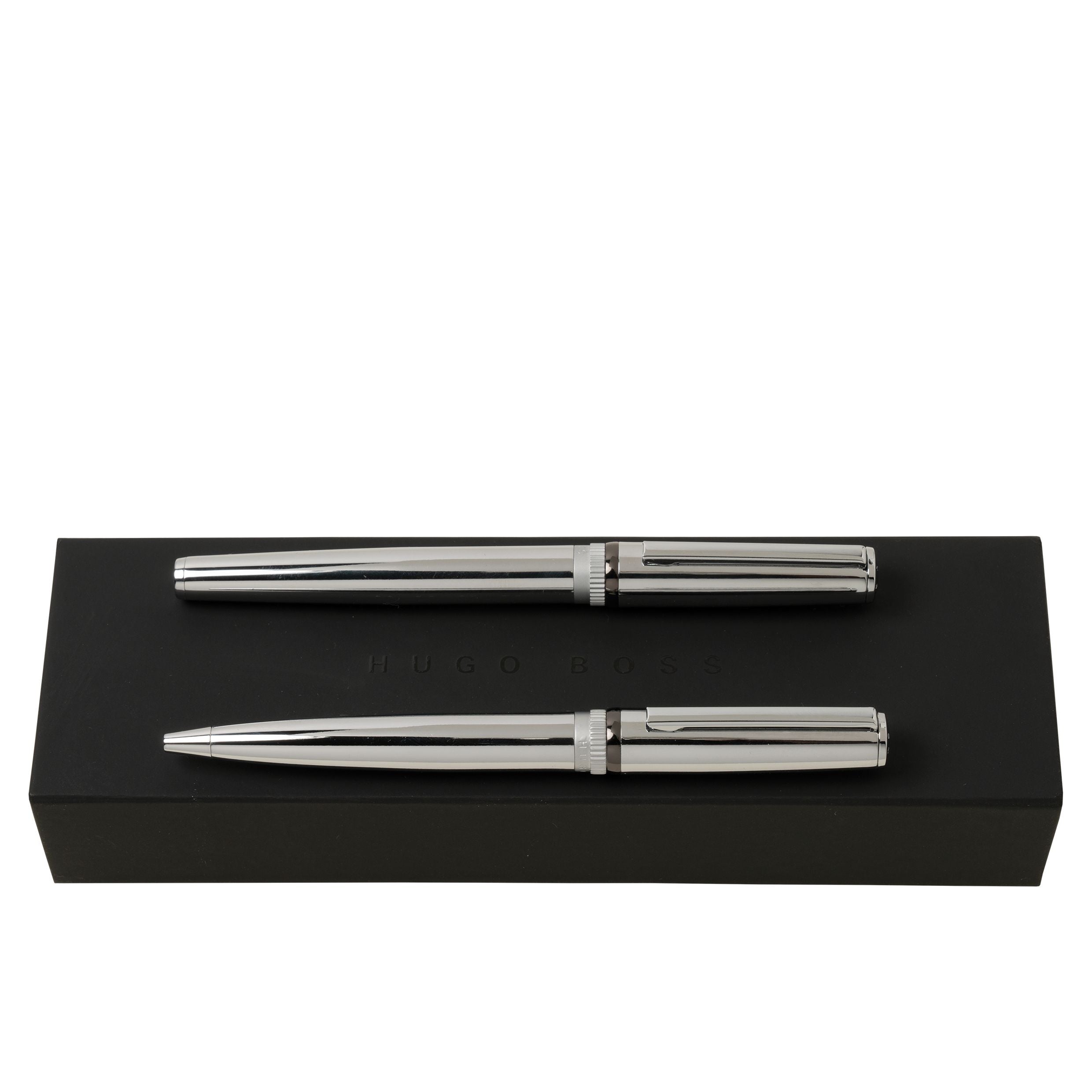 Set Gear Chrome (Ballpoint Pen & Rollerball Pen)