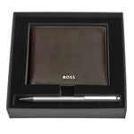 Set Hugo Boss Black (Ballpoint Pen & Wallet)