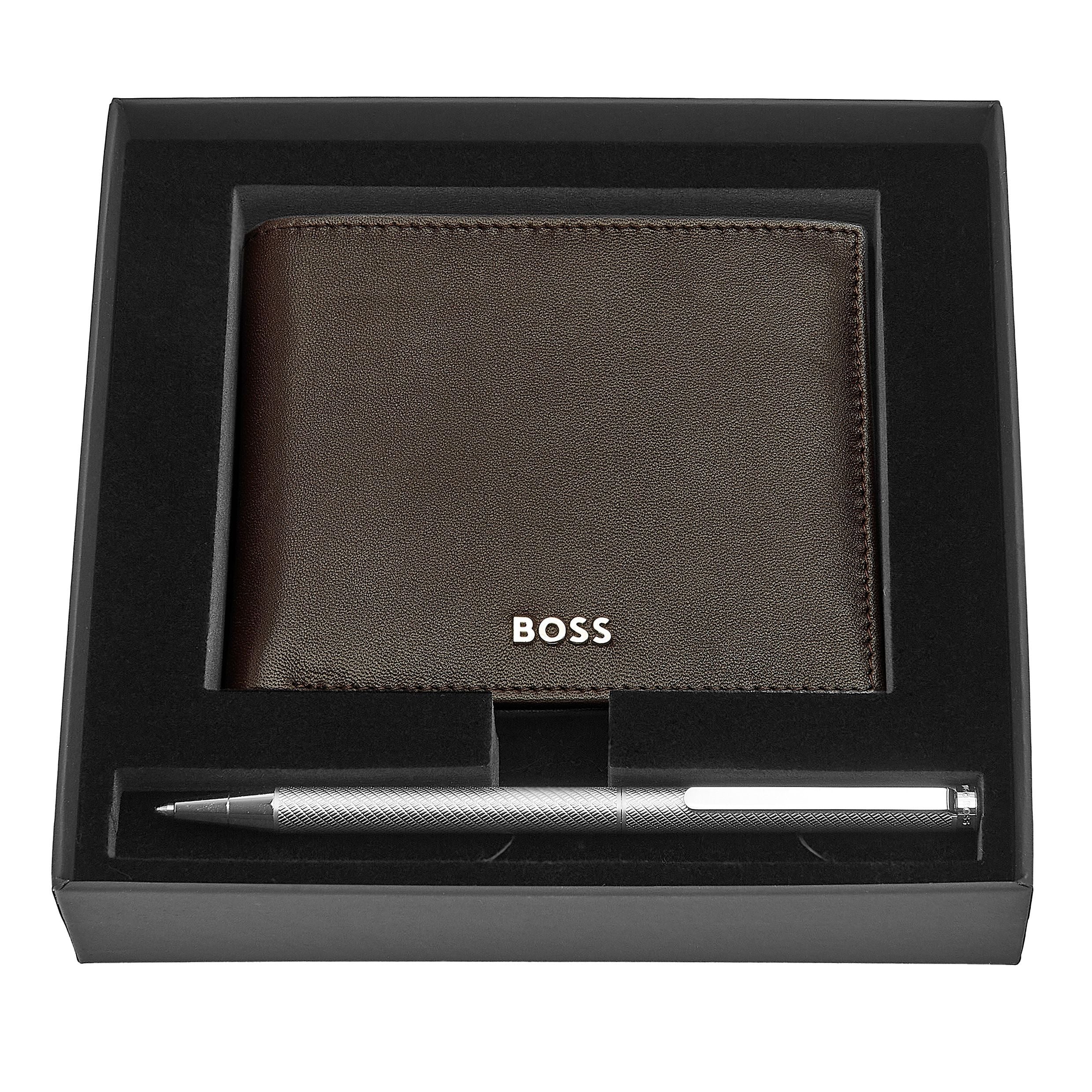 Set Hugo Boss Black (Ballpoint Pen & Wallet)