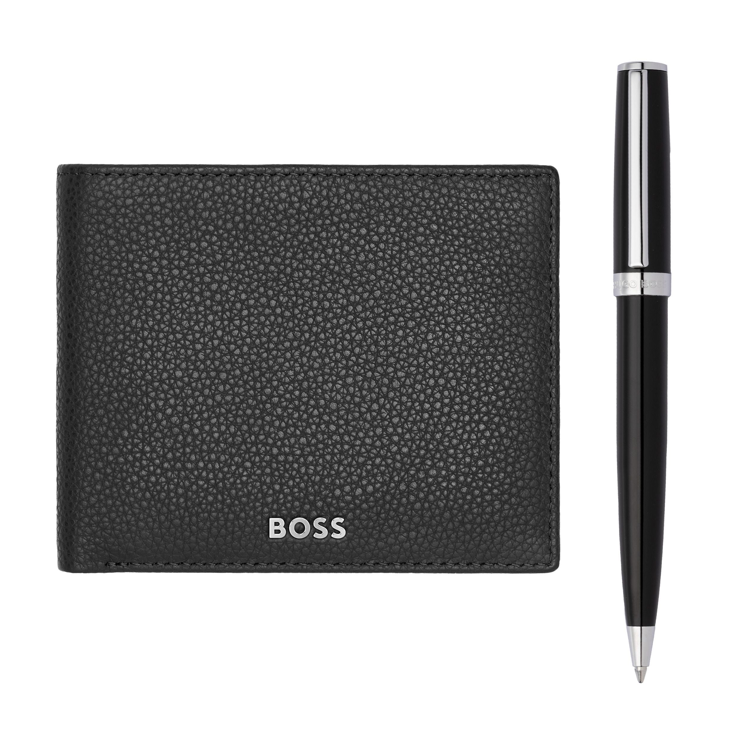 Set Hugo Boss Black (Ballpoint Pen & Wallet)