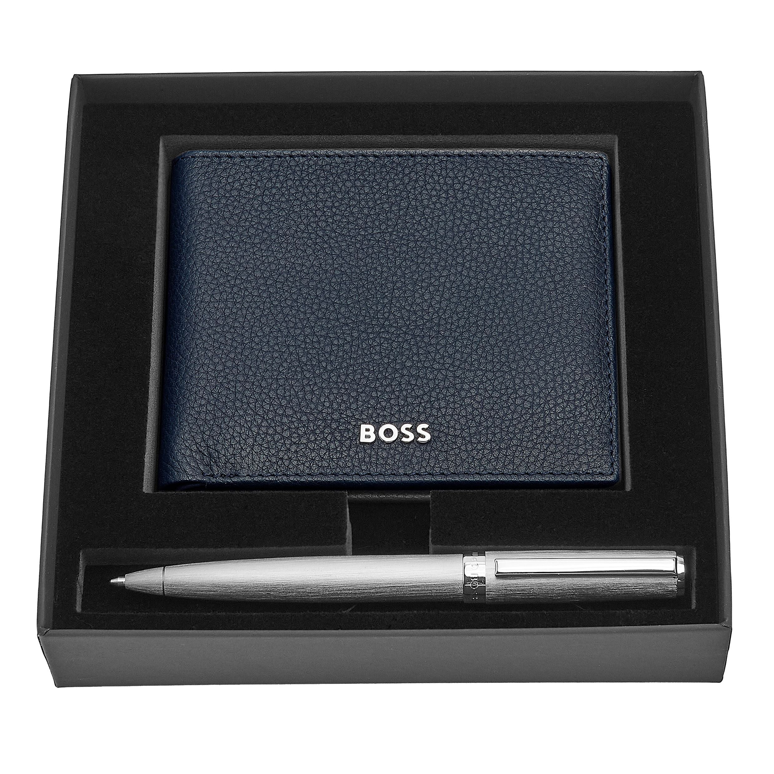Set Hugo Boss Black (Ballpoint Pen & Wallet)