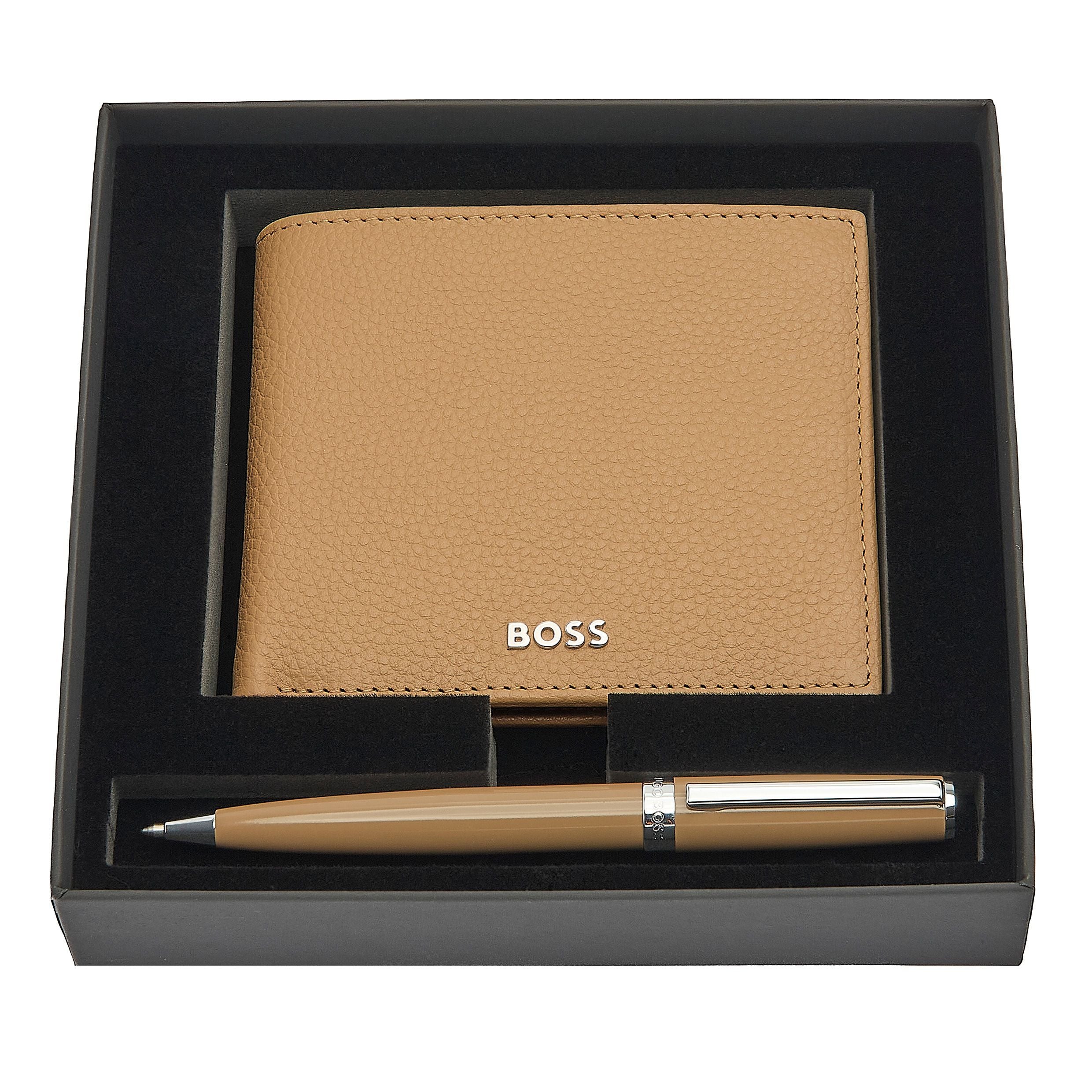 Set Hugo Boss Black (Ballpoint Pen & Wallet)