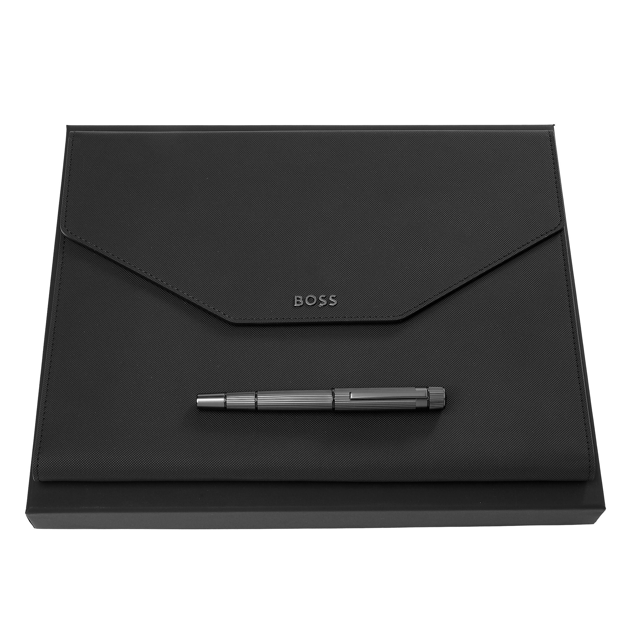 Set Hugo Boss (Rollerball Pen & Folder A4)