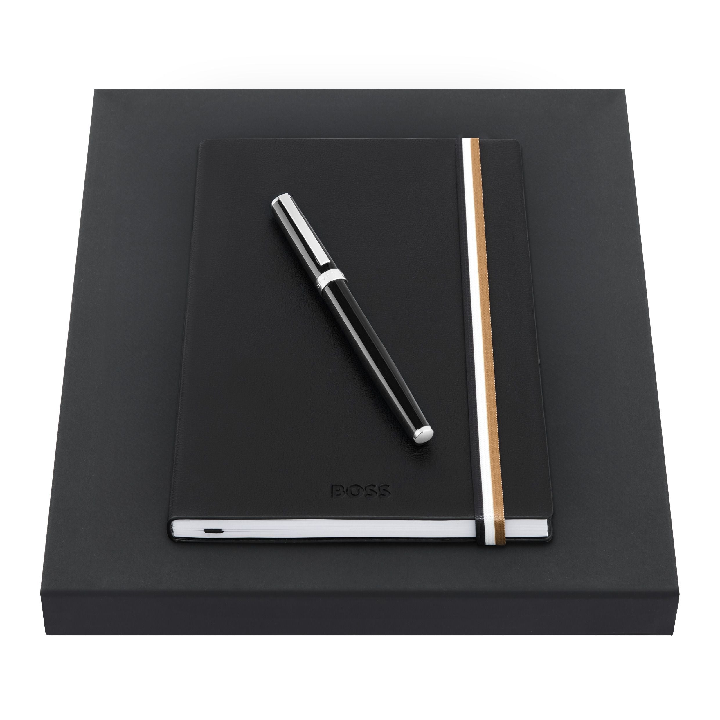Set Hugo Boss (Fountain Pen & Note Pad A5)