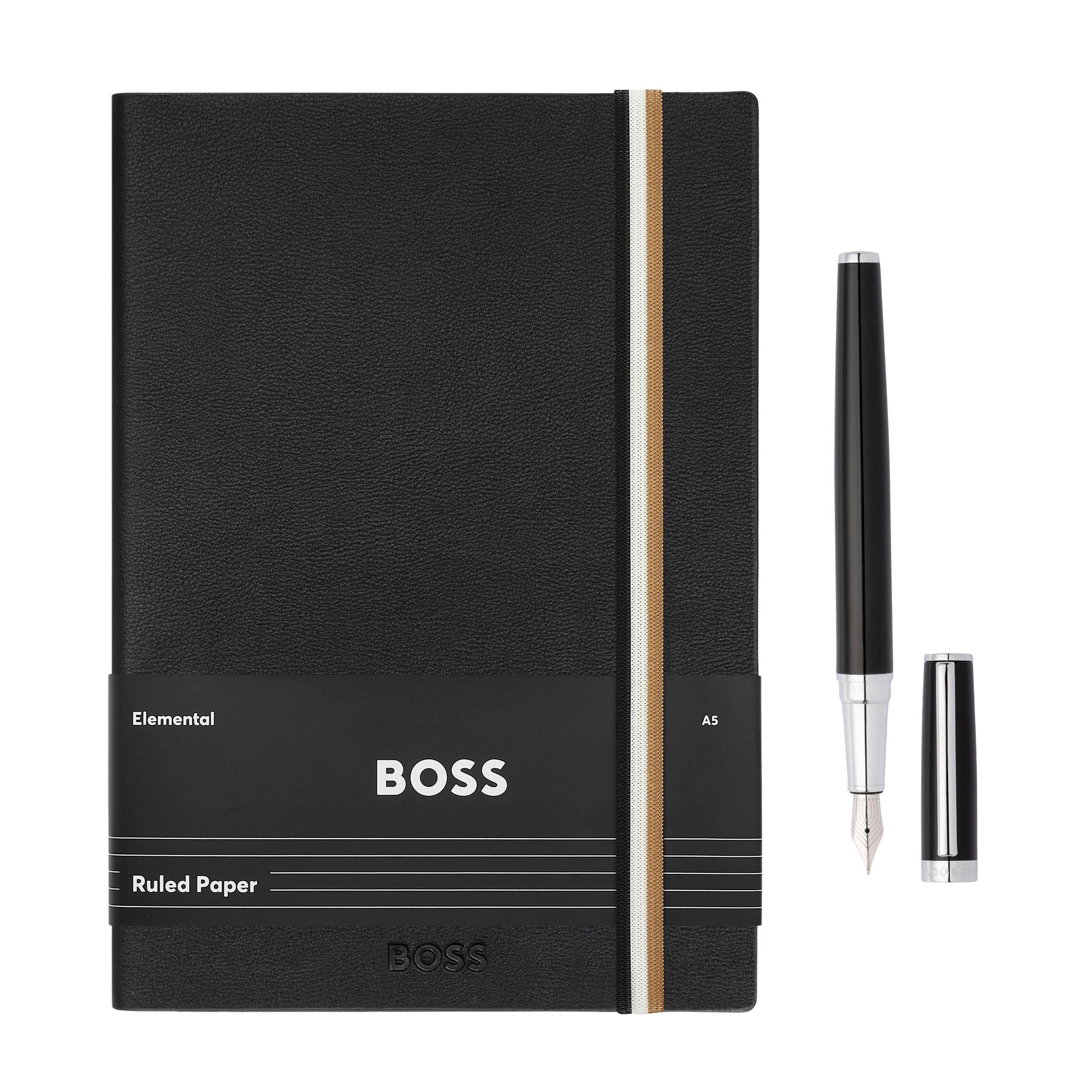 Set Hugo Boss (Fountain Pen & Note Pad A5)