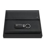 Set Double B Black & Gun (Folder A5 & Key Ring)