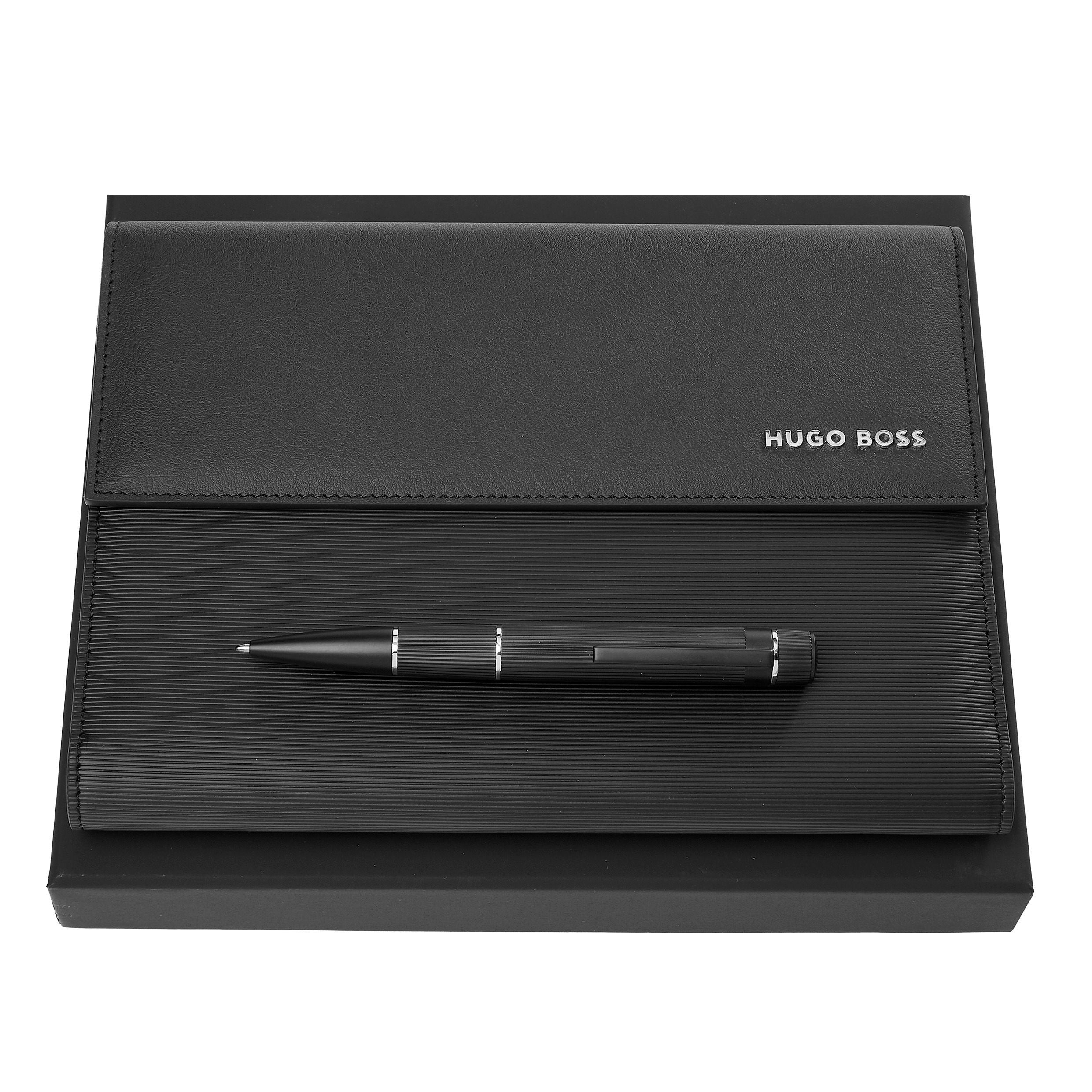 Set Hugo Boss Black (Ballpoint Pen & Folder A5)