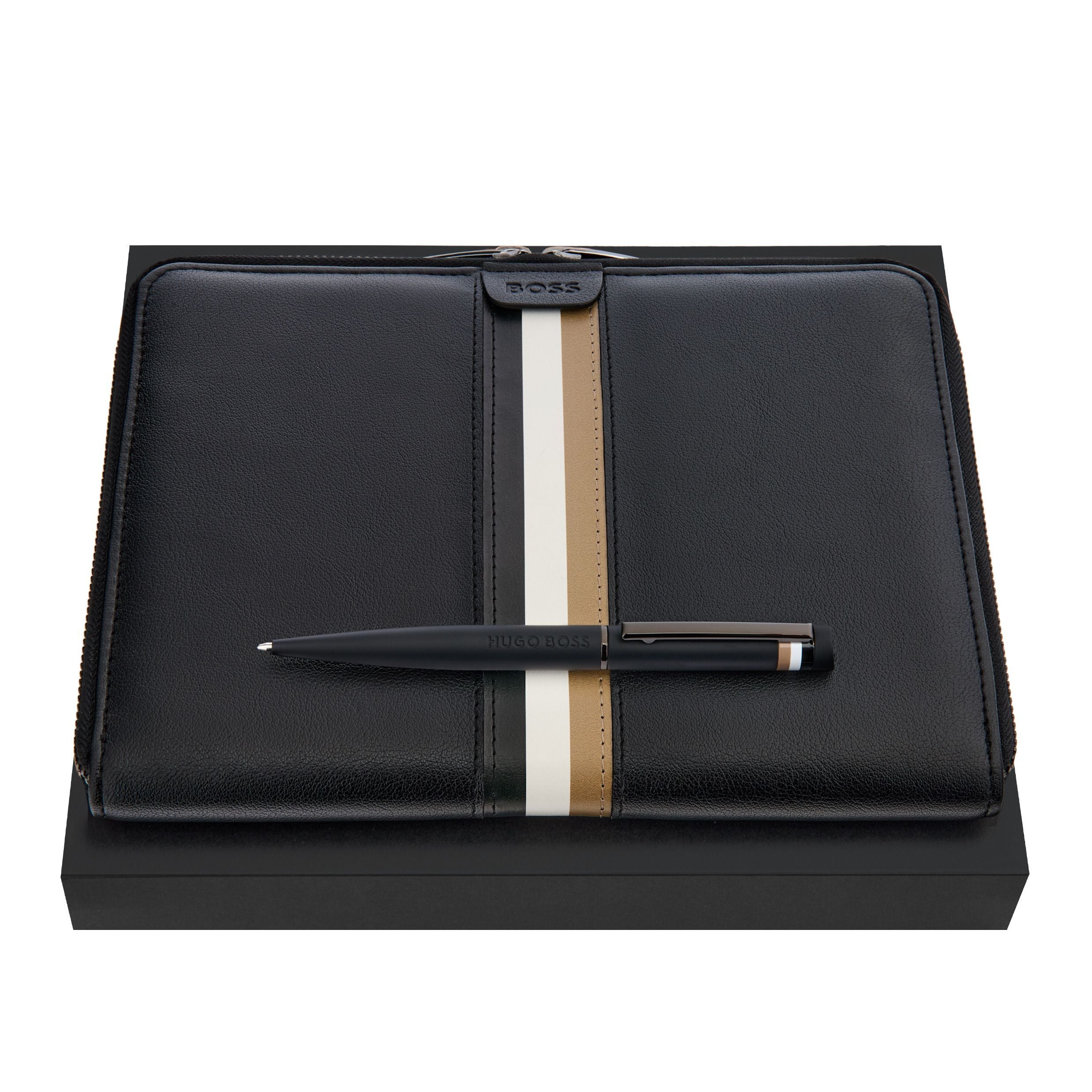 Set Hugo Boss Black (Ballpoint Pen & Conference Folder A5)