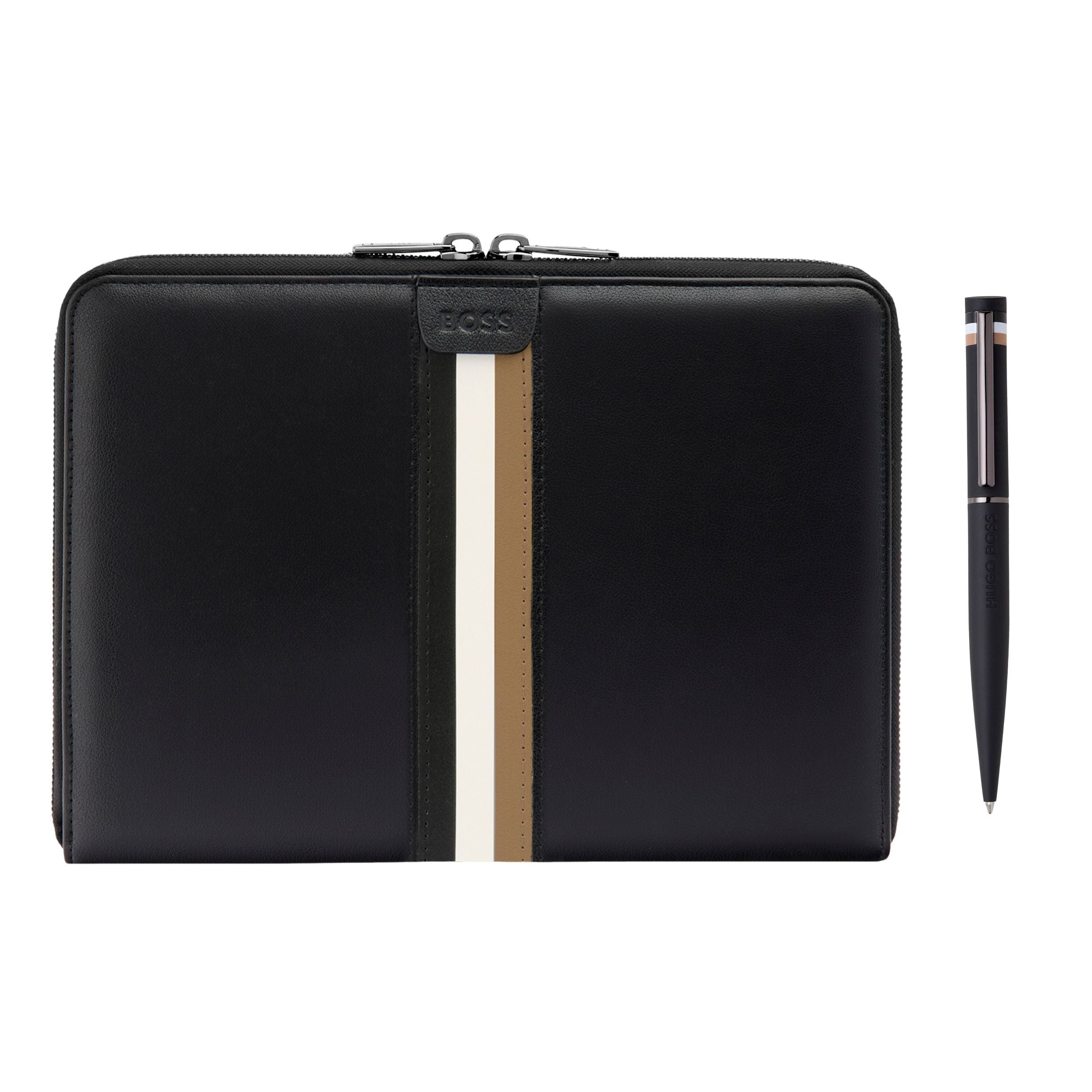 Set Hugo Boss Black (Ballpoint Pen & Conference Folder A5)