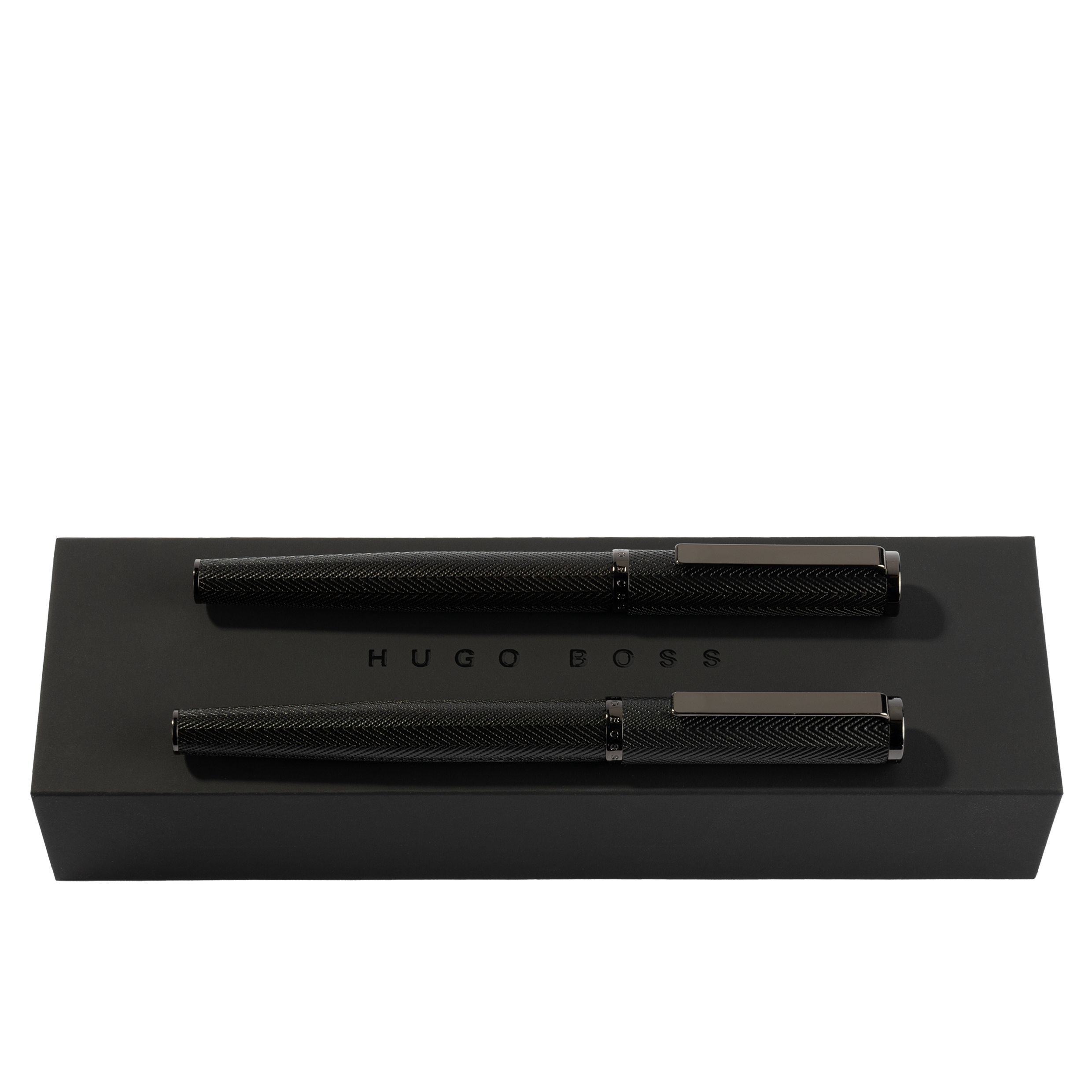 Set Formation Herringbone Gun (Rollerball Pen & Fountain Pen)