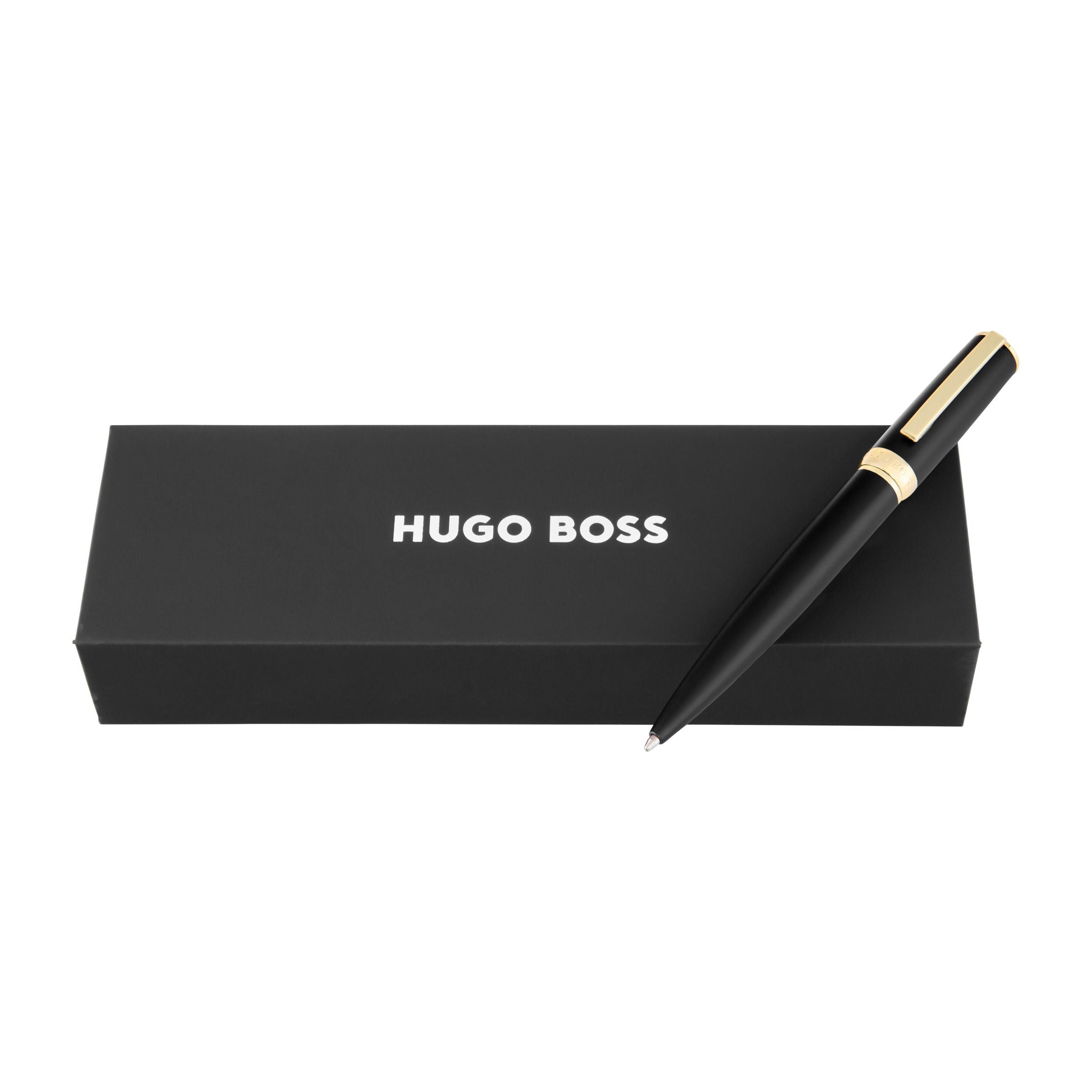 Ballpoint Pen Arche Double B Black & Gold