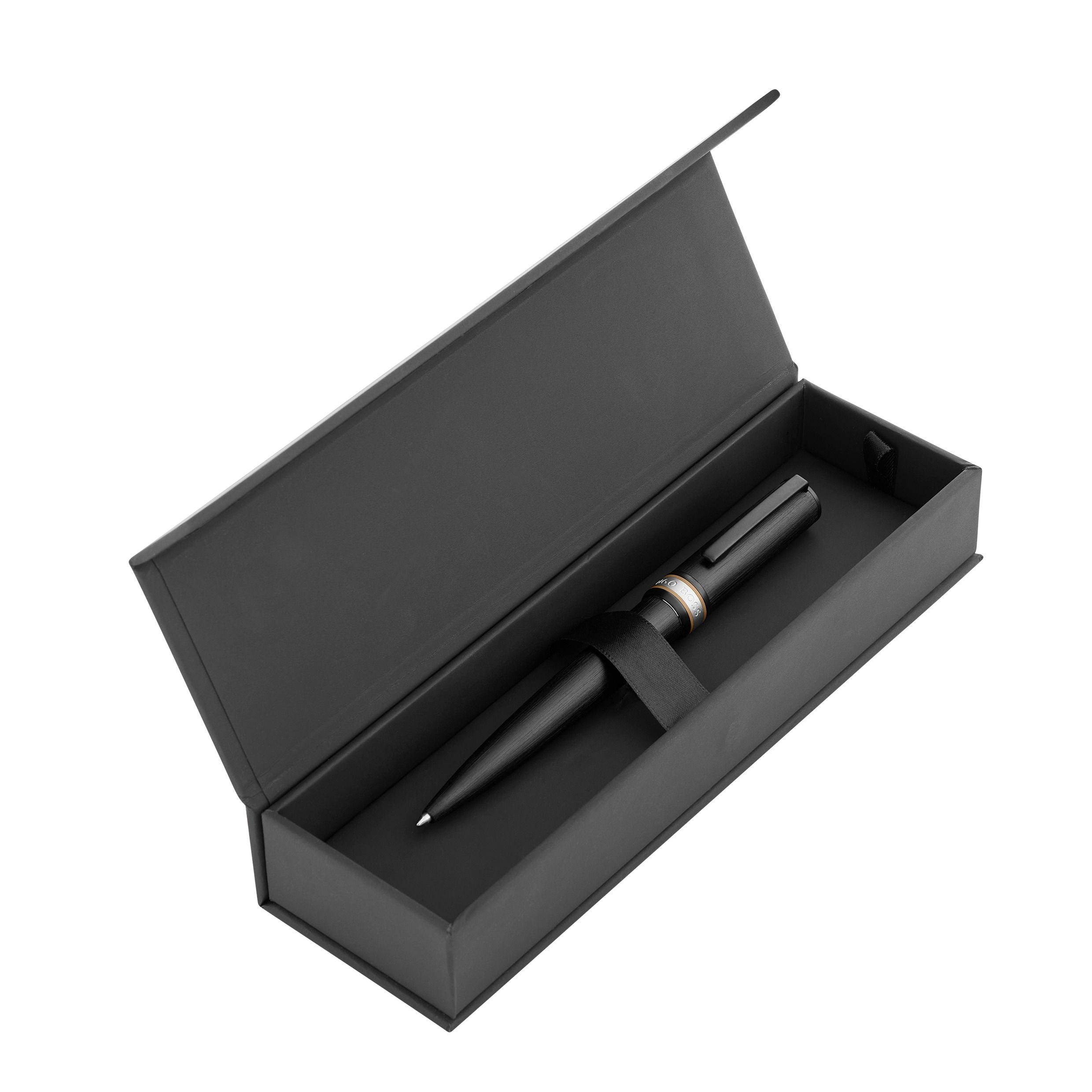 Ballpoint Pen Arche Brushed Ring Black