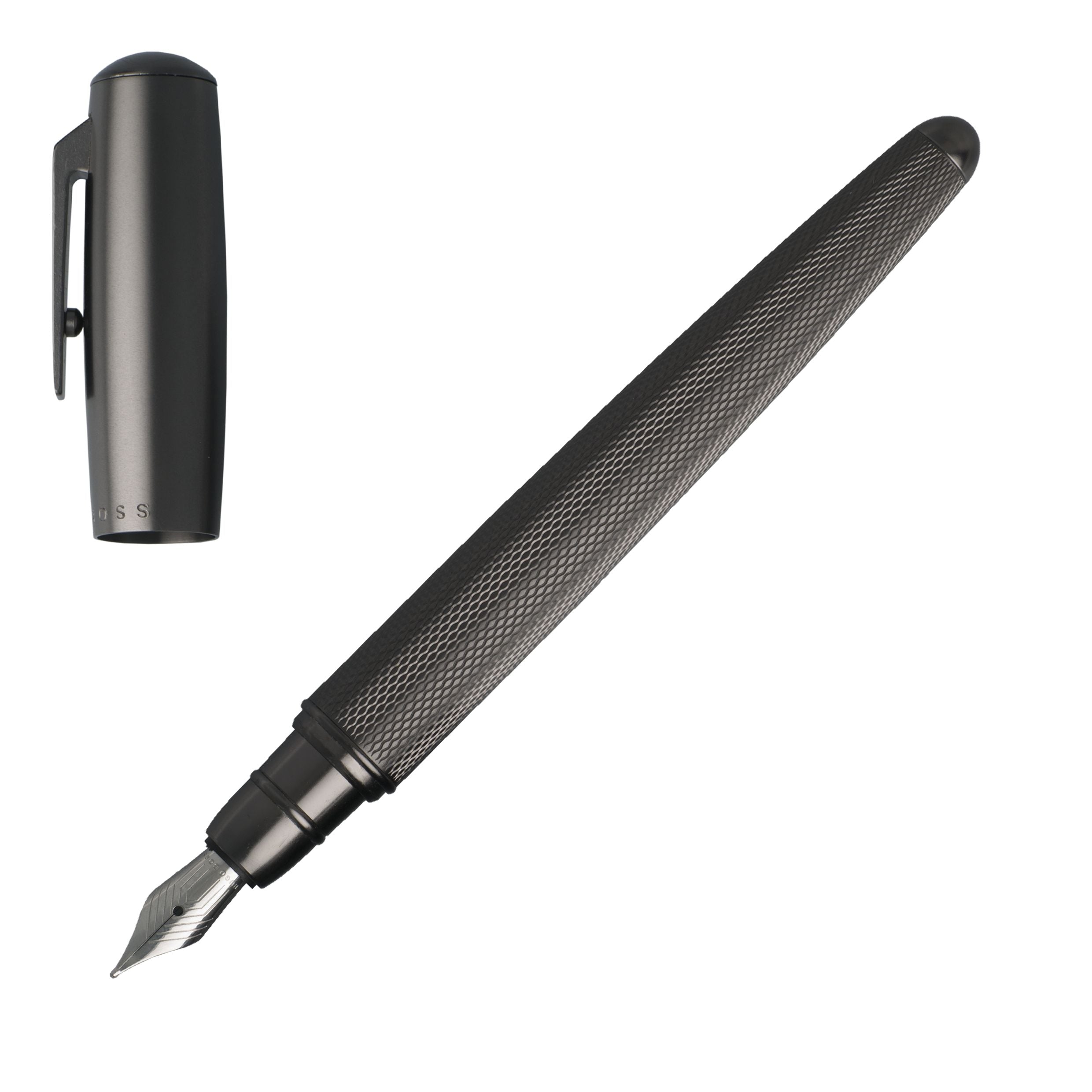 Fountain Pen Pure Matte Dark Chrome