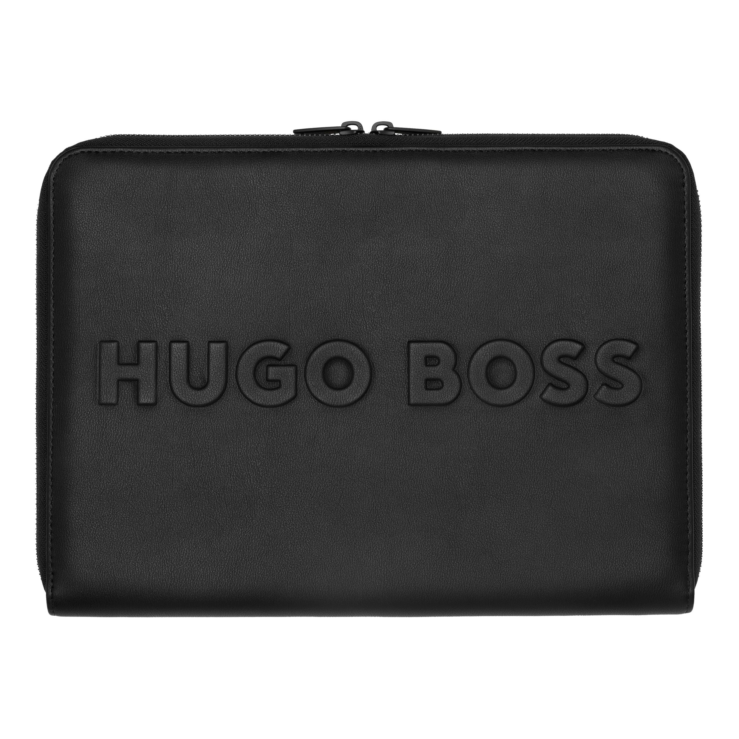 Conference Folder Zip A4 Label Black