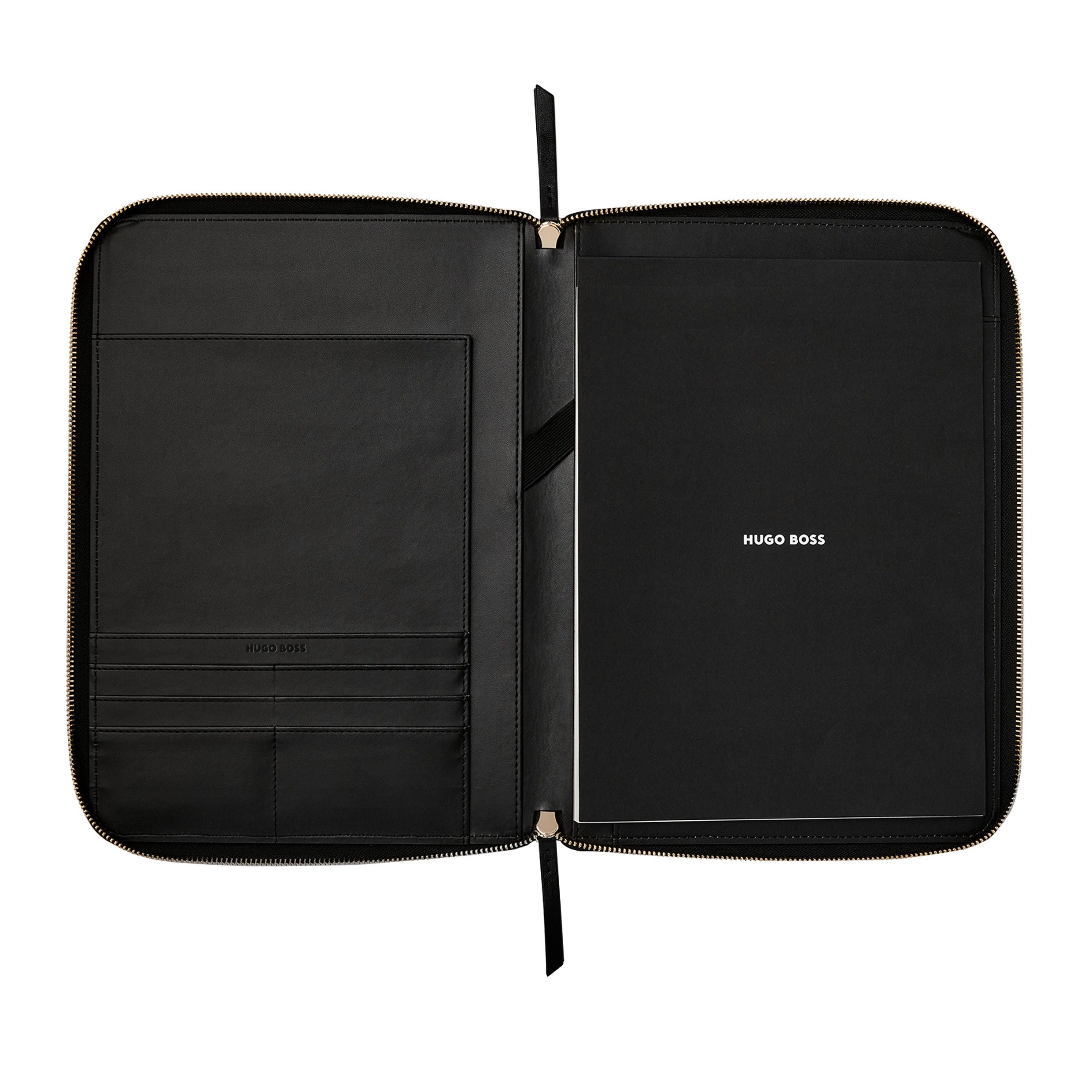 Conference Folder Zip A4 Triga Black