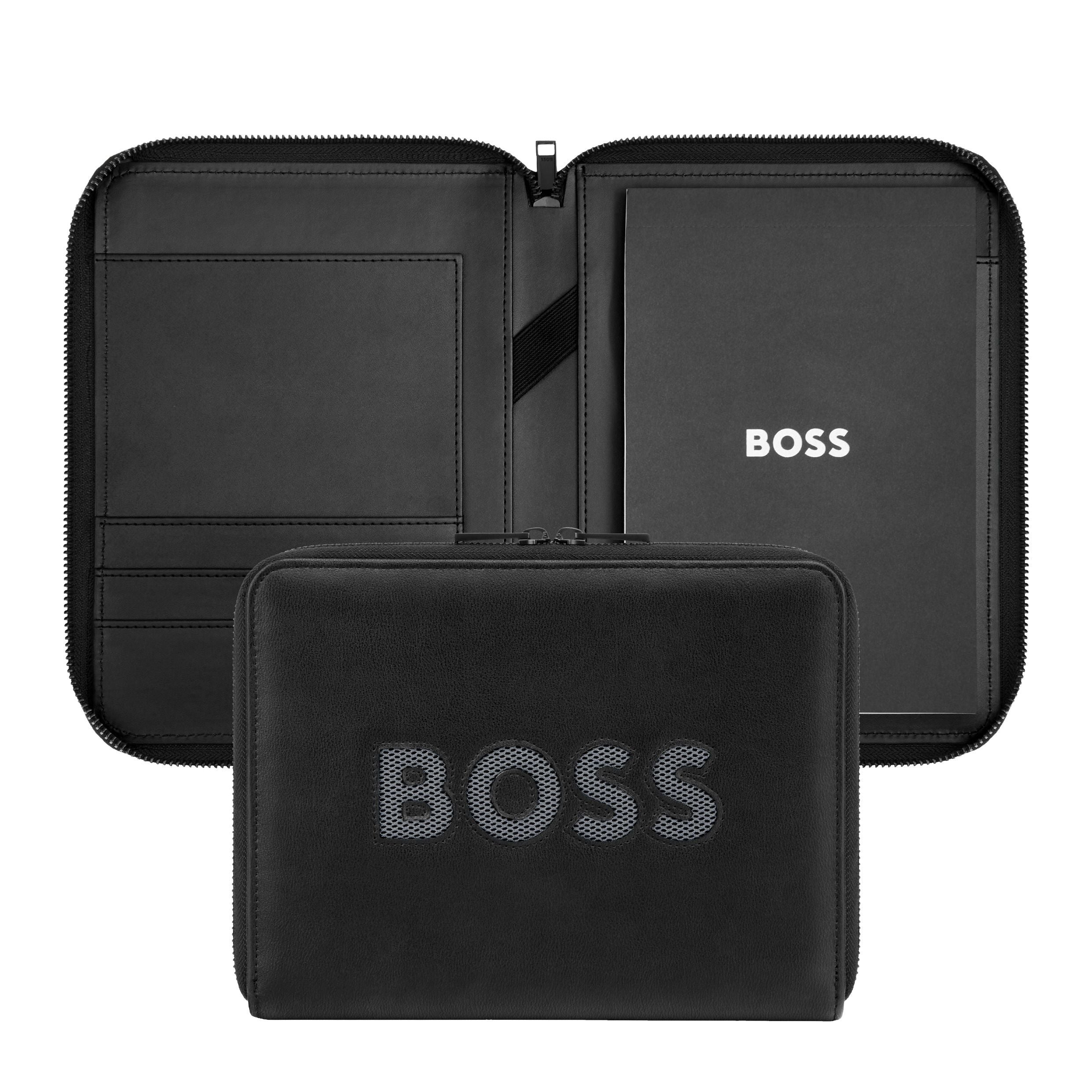 Conference Folder A5 Boss Cut Out Black & Grey
