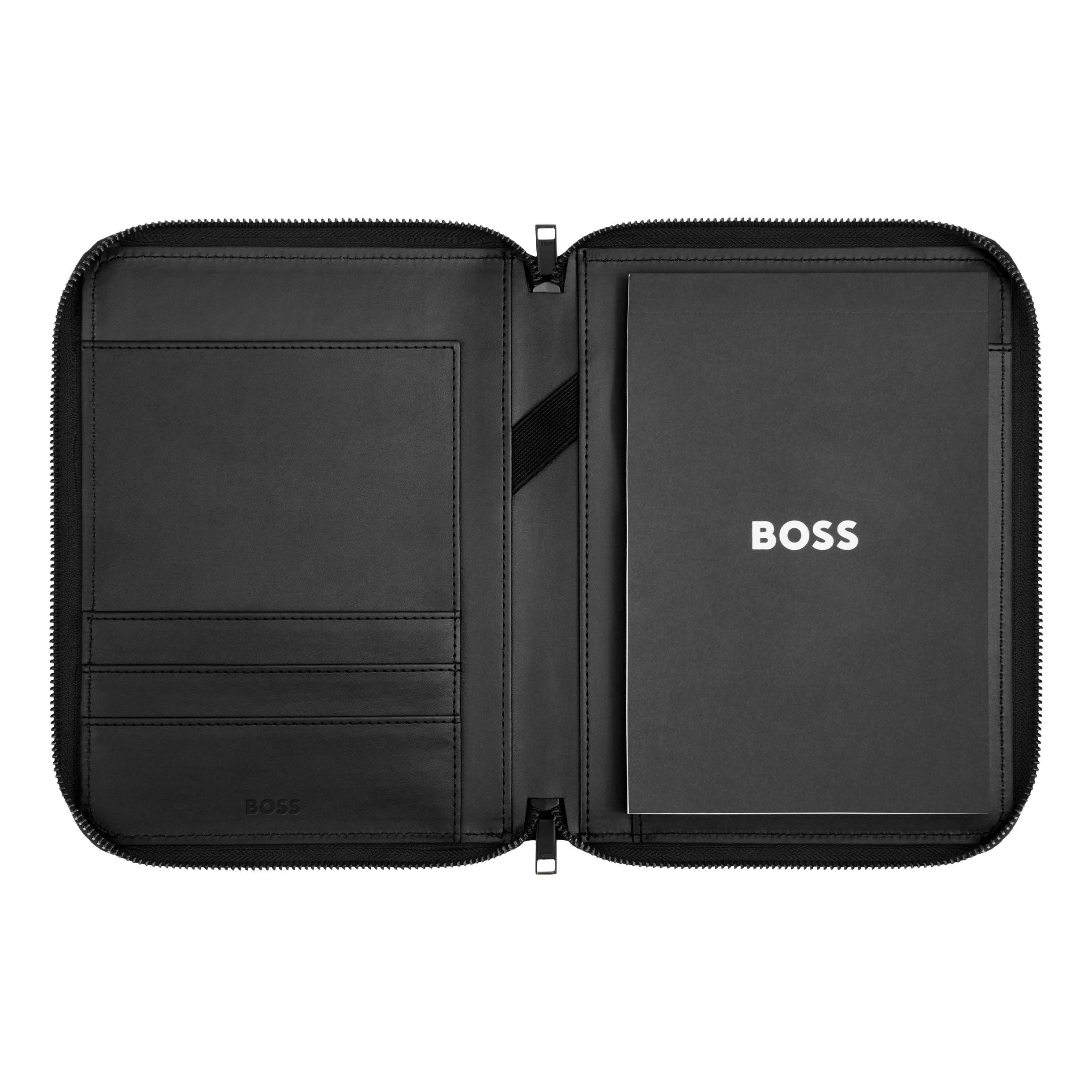 Conference Folder A5 Boss Cut Out Black & Grey
