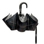 Pocket Umbrella Checkered Black
