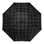 Umbrella Checkered Black
