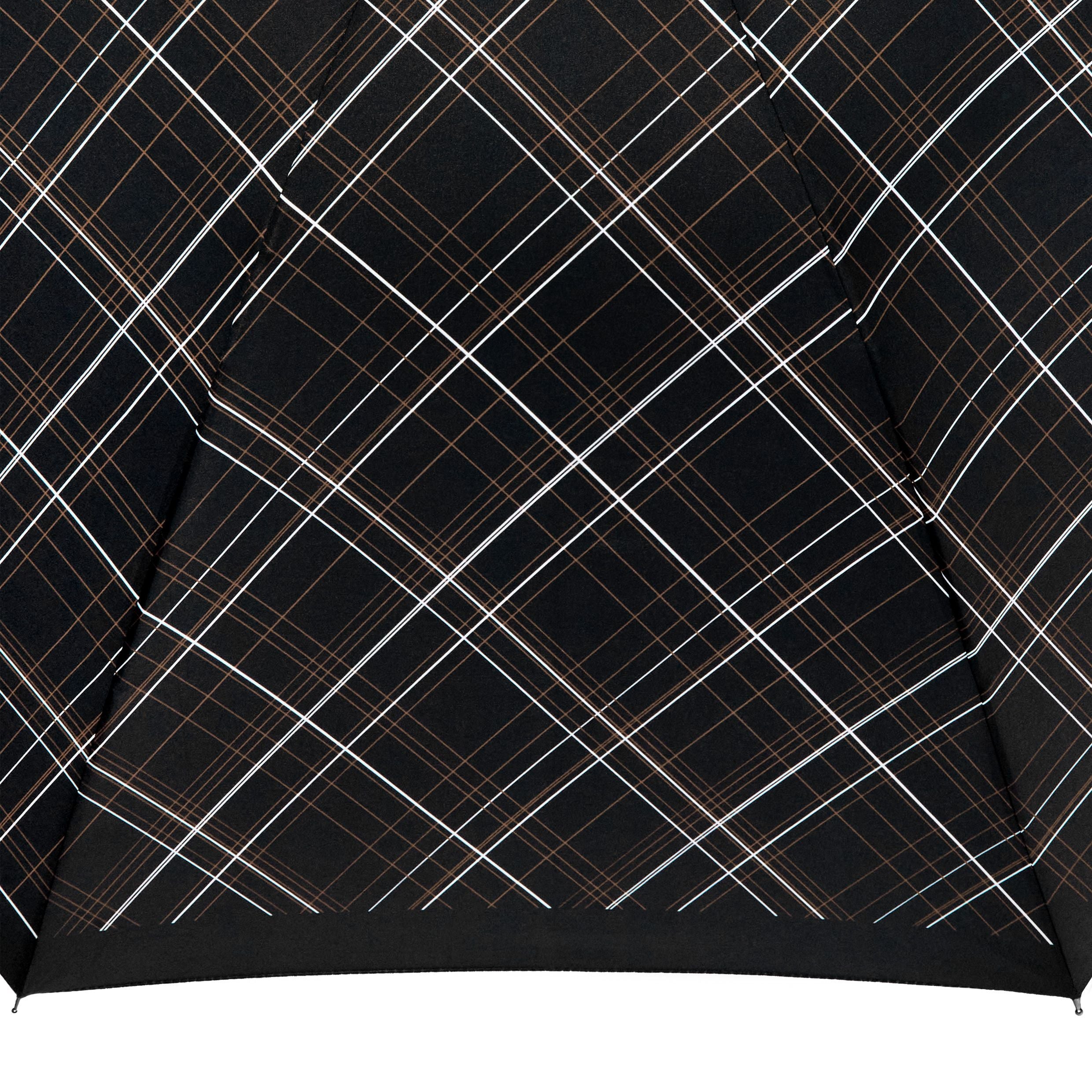 Umbrella Checkered Black