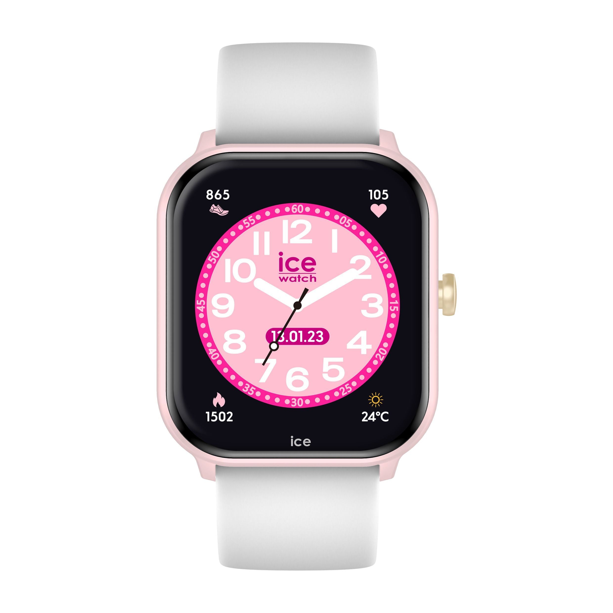 Ice Smart Junior 2.0-Pink-White-1.75