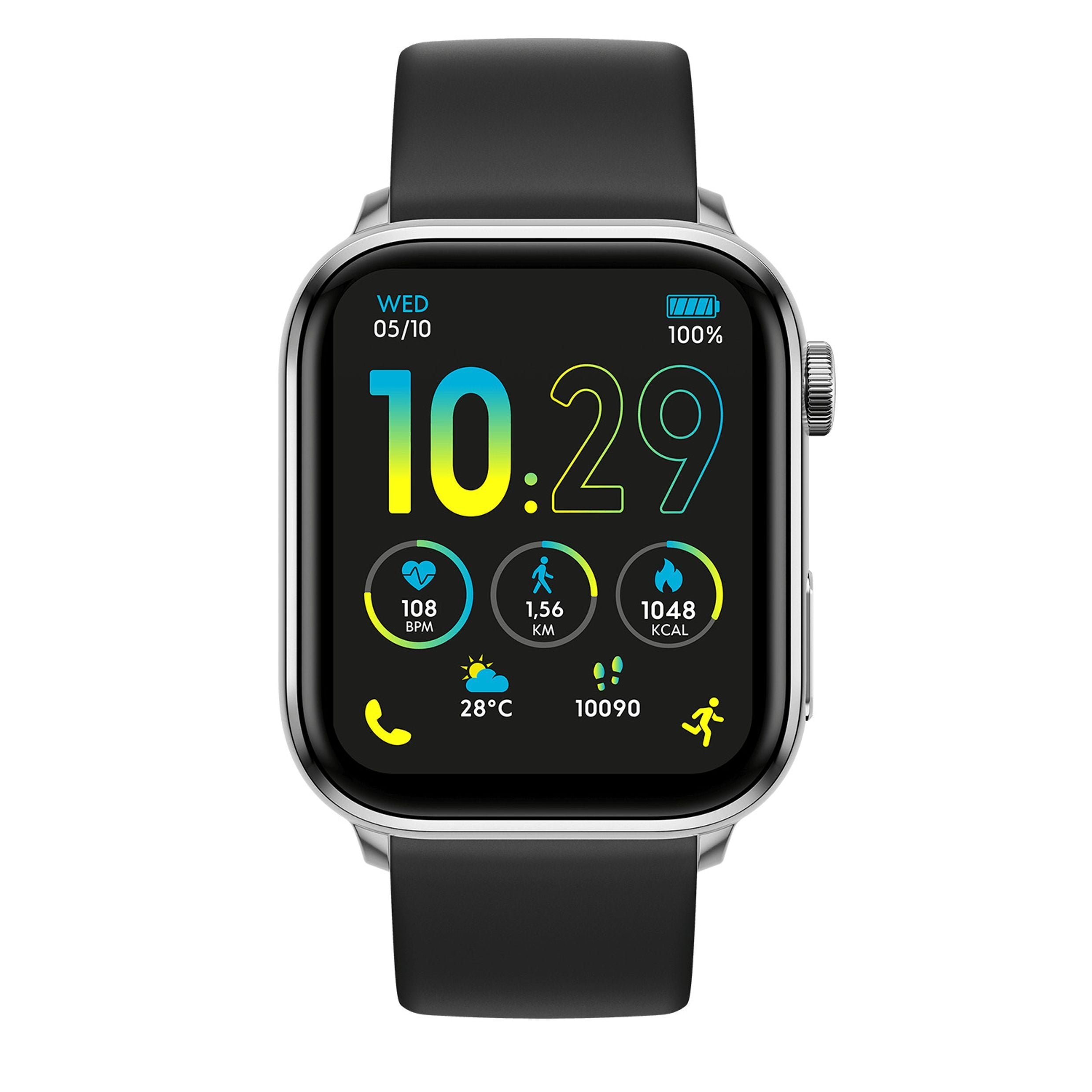 Ice Smart 3.0-Silver-Black-1.78 Amoled-Gps