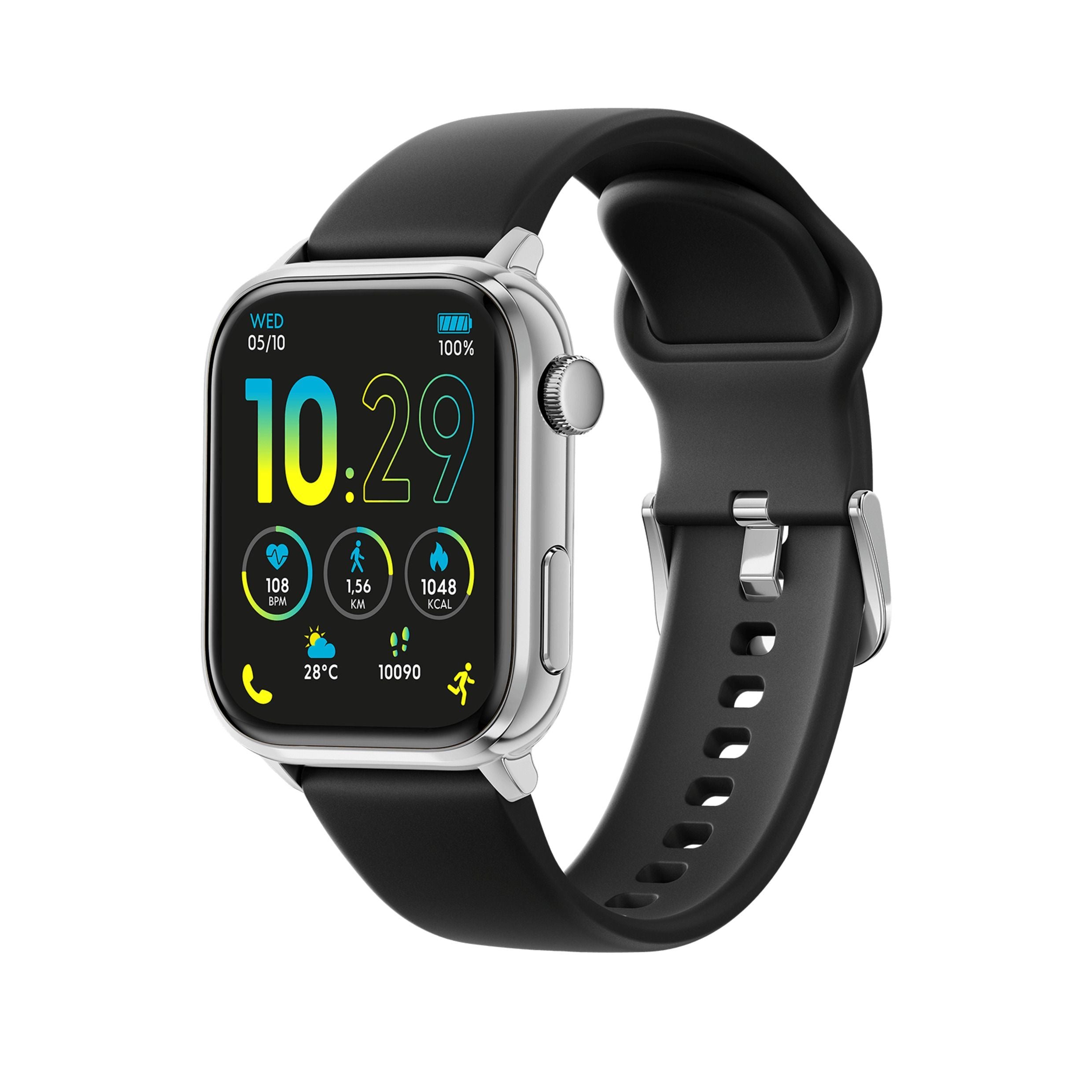 Ice Smart 3.0-Silver-Black-1.78 Amoled-Gps