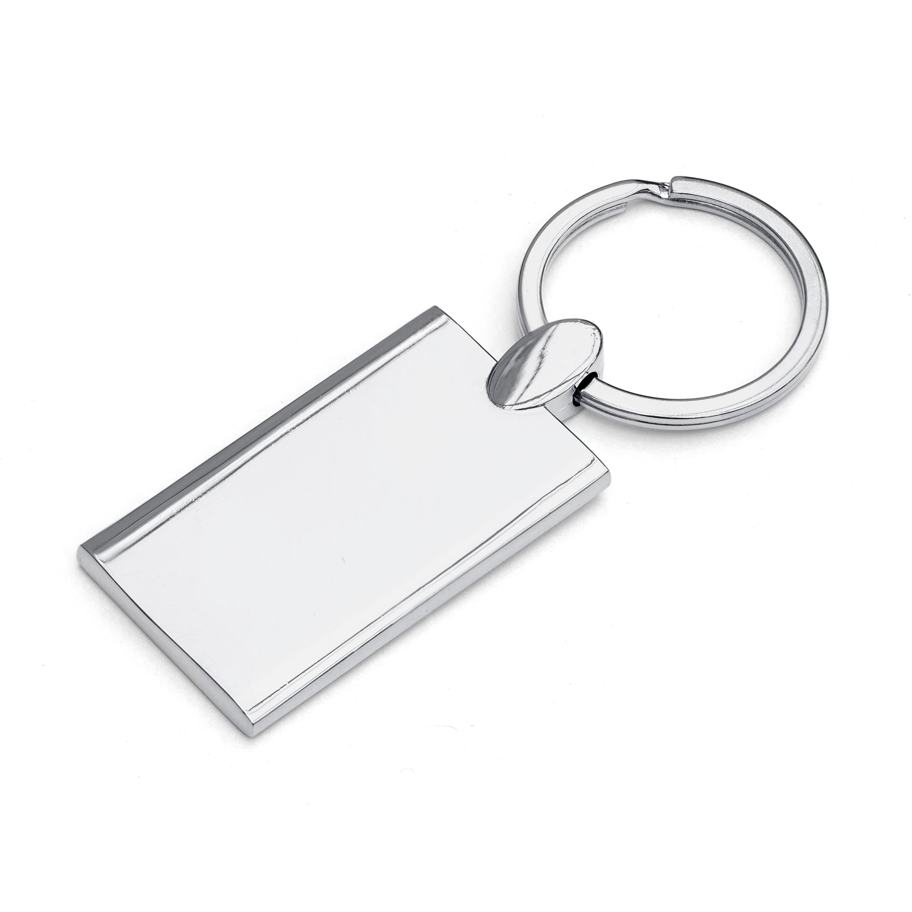 Stainless Steel Rectangular Keyring