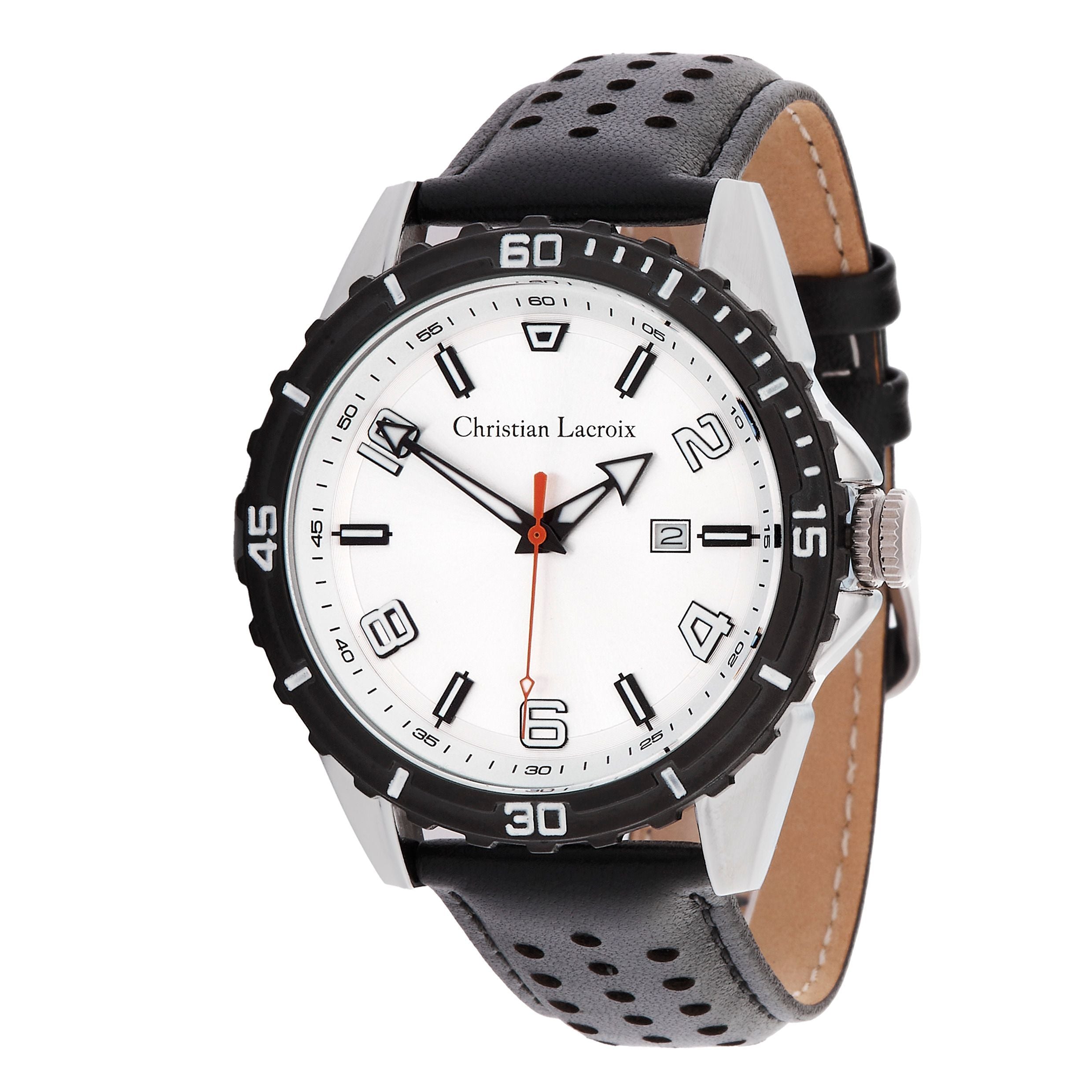 Date Watch Sol Black & Chrome