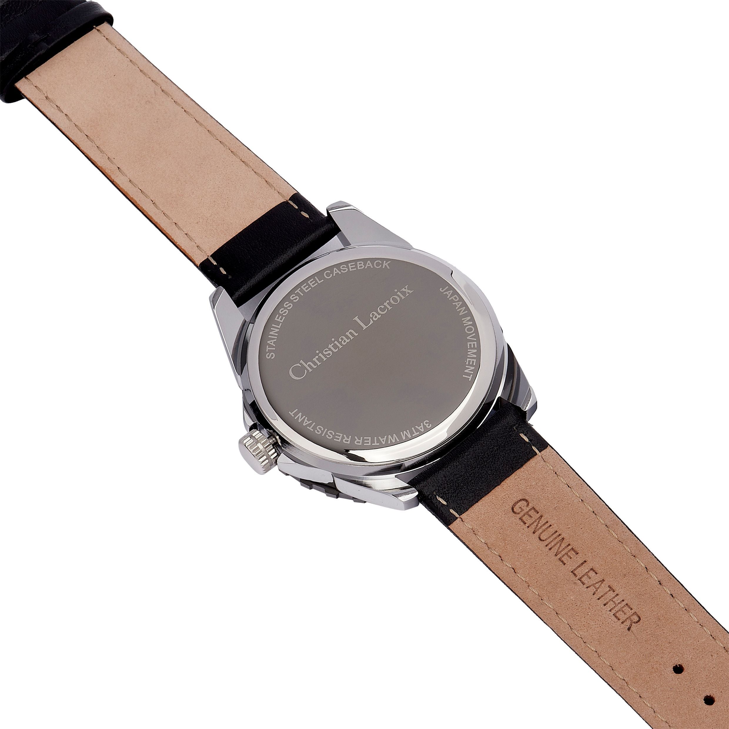 Date Watch Sol Black & Chrome