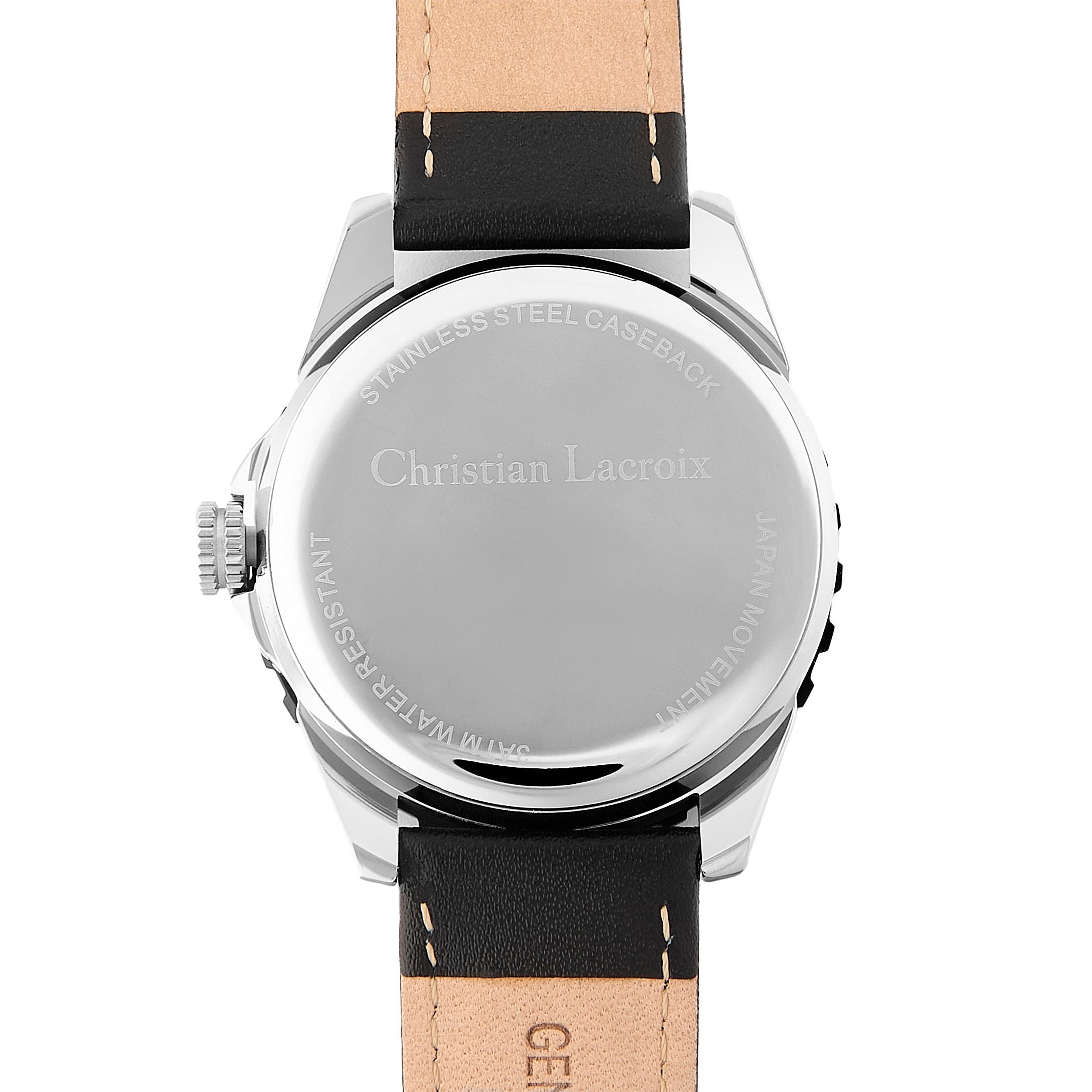 Date Watch Sol Black & Chrome