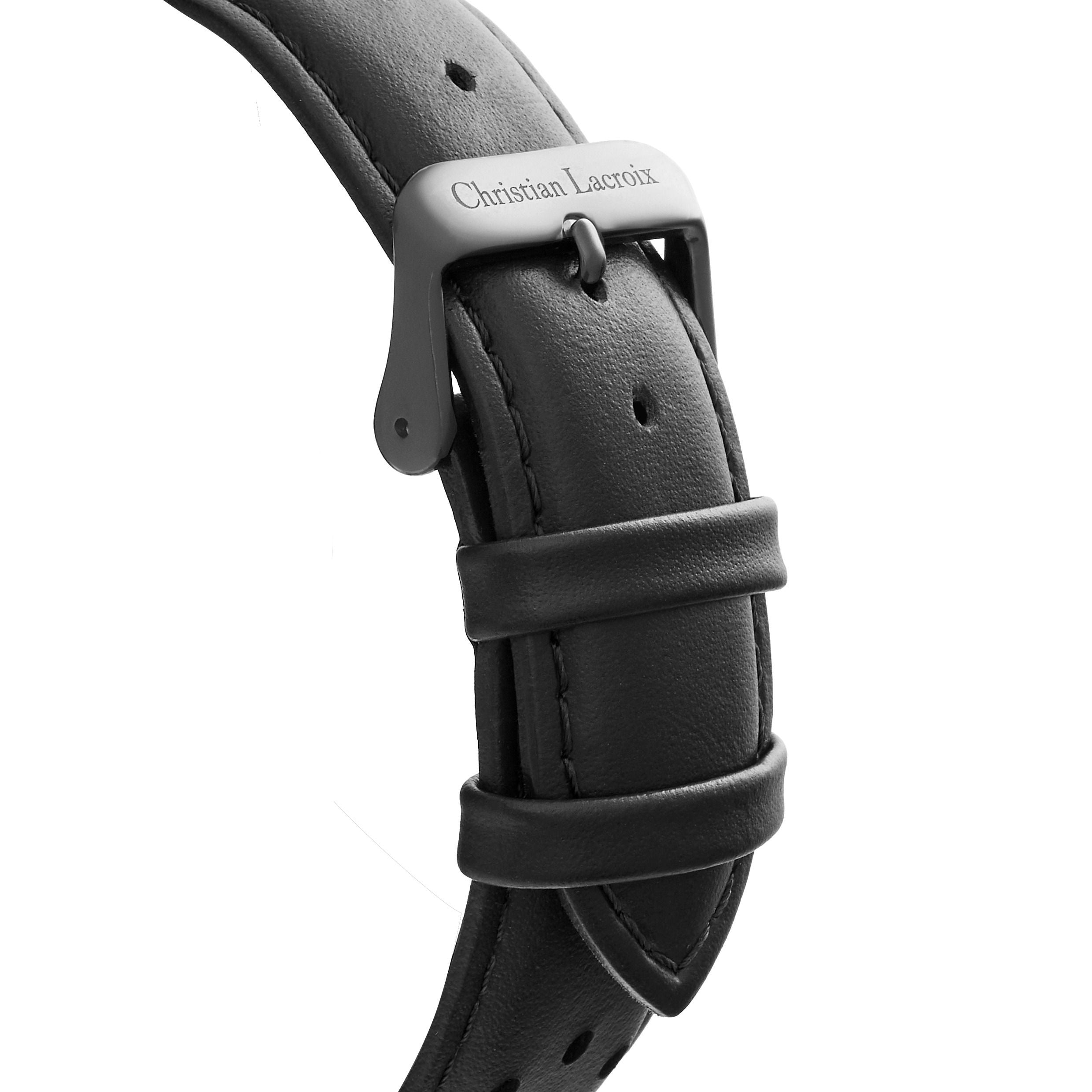 Date Watch Sol Black & Chrome