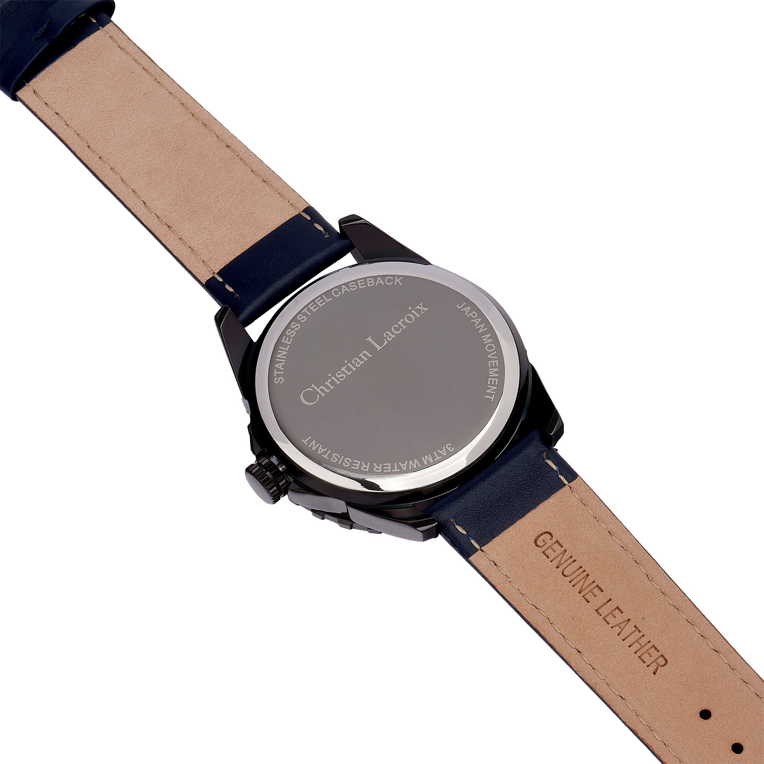 Date Watch Sol Black & Chrome