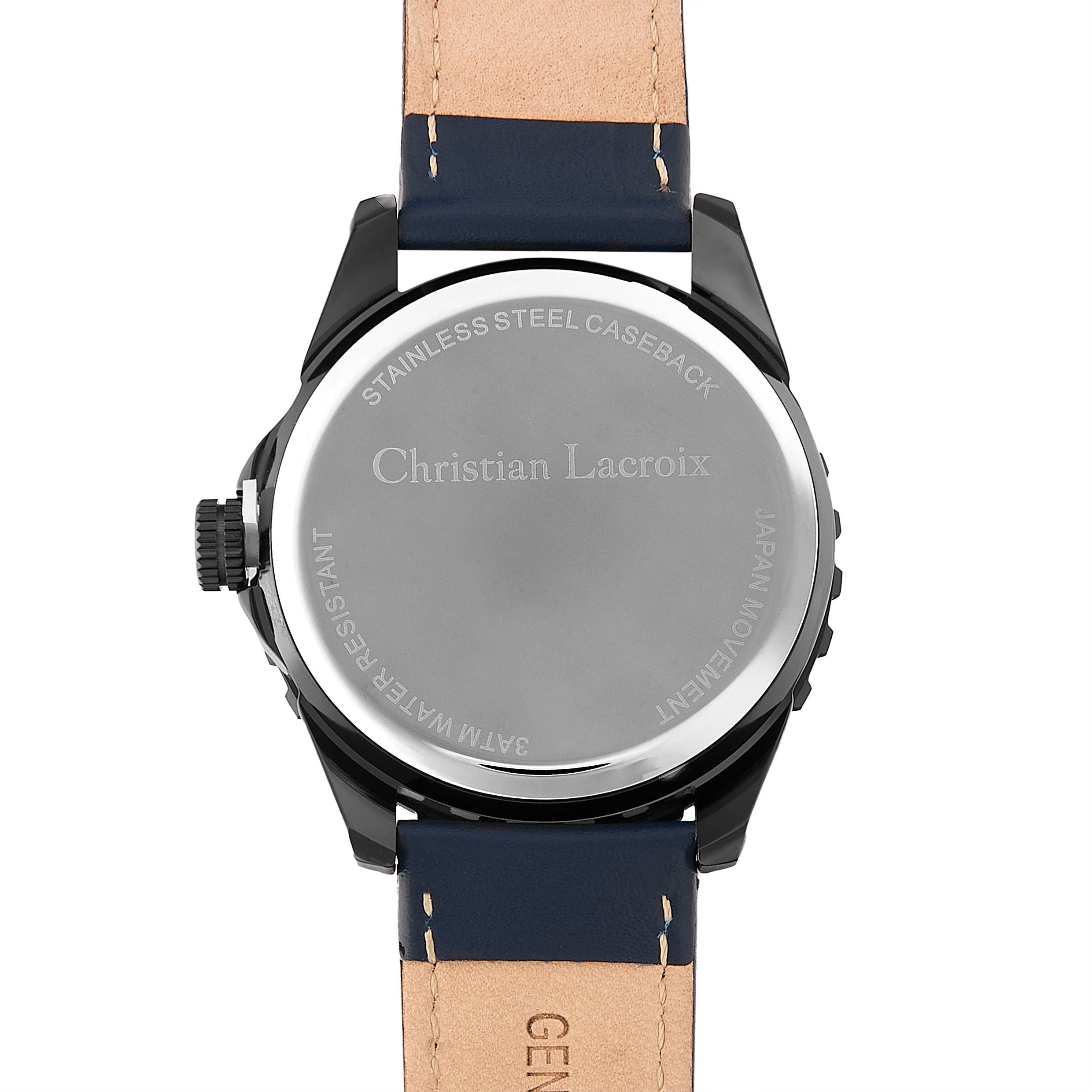 Date Watch Sol Black & Chrome